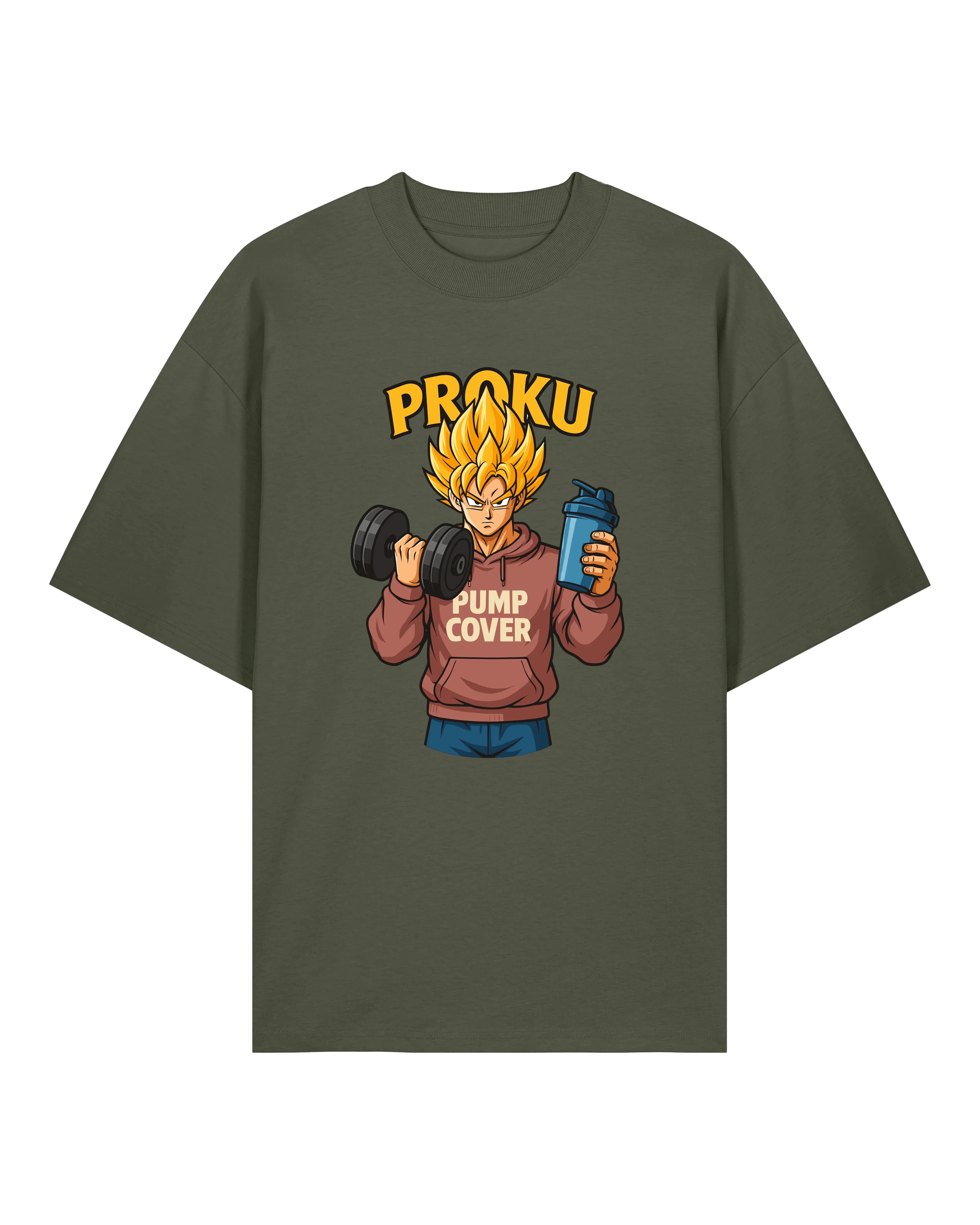 Proku Pump Cover | Lustiges Gym Oversized T-Shirt | teelavo