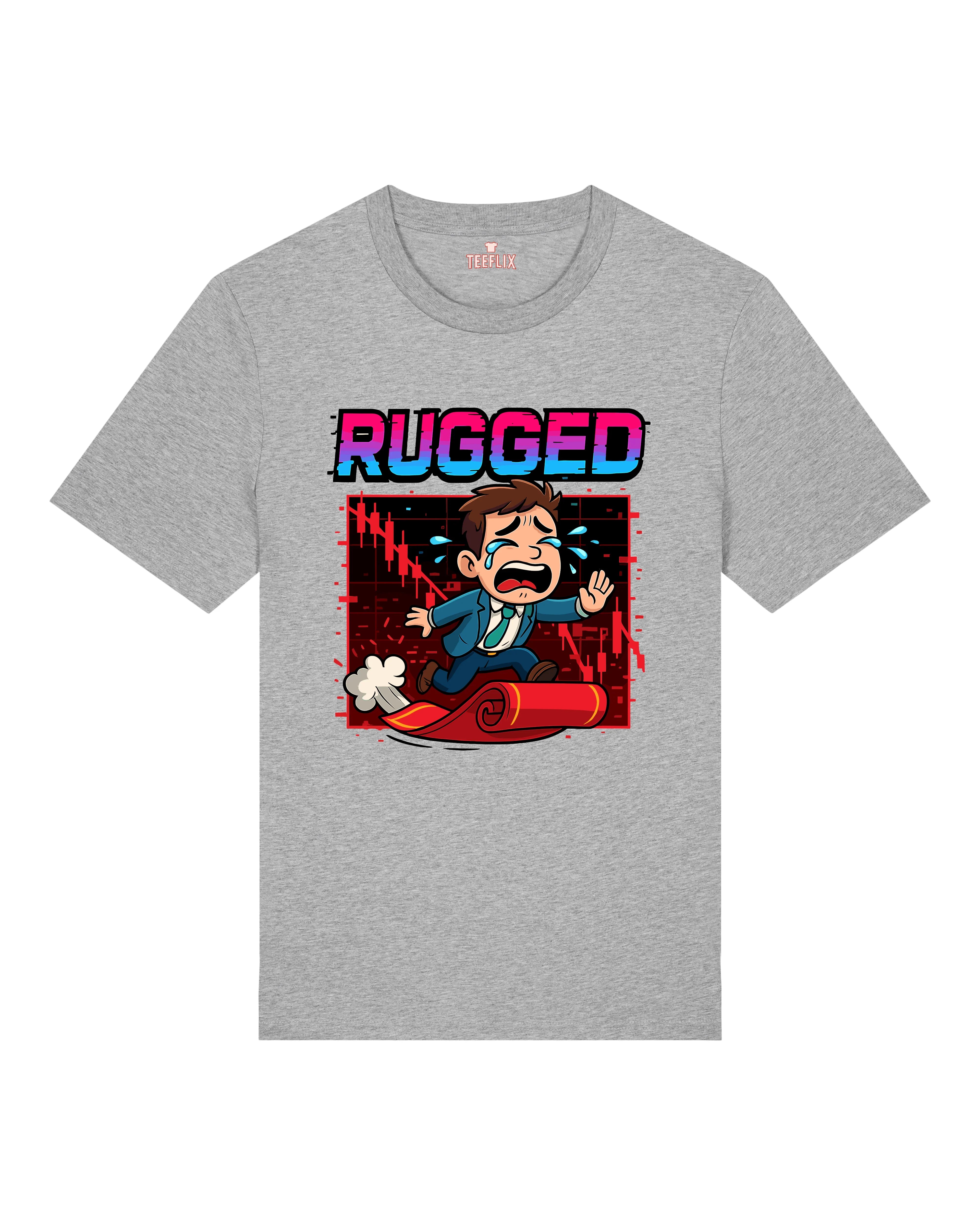 Rugged Crypto Meme Shirt Bitcoin Trading | teelavo