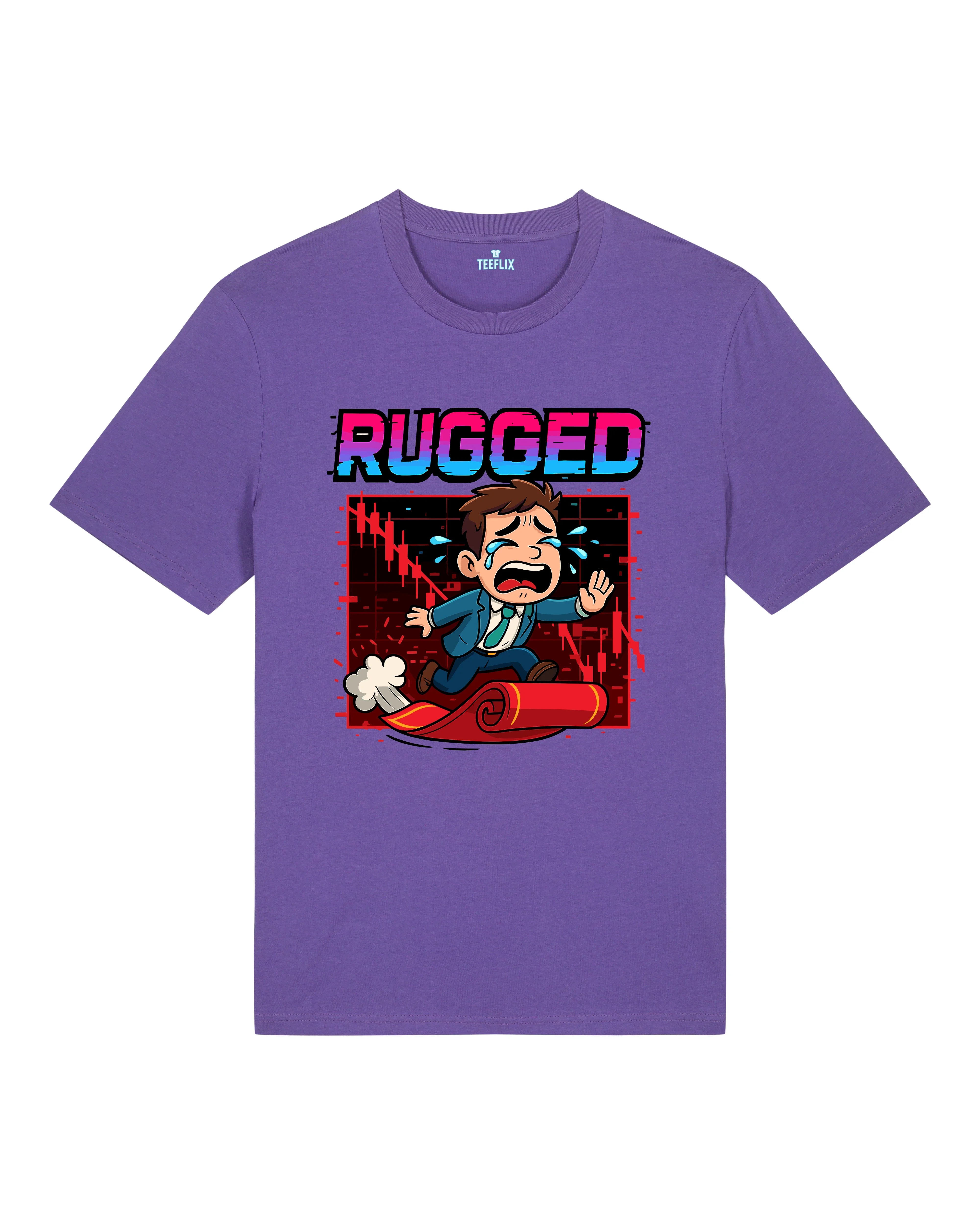 Rugged Crypto Meme Shirt Bitcoin Trading | teelavo