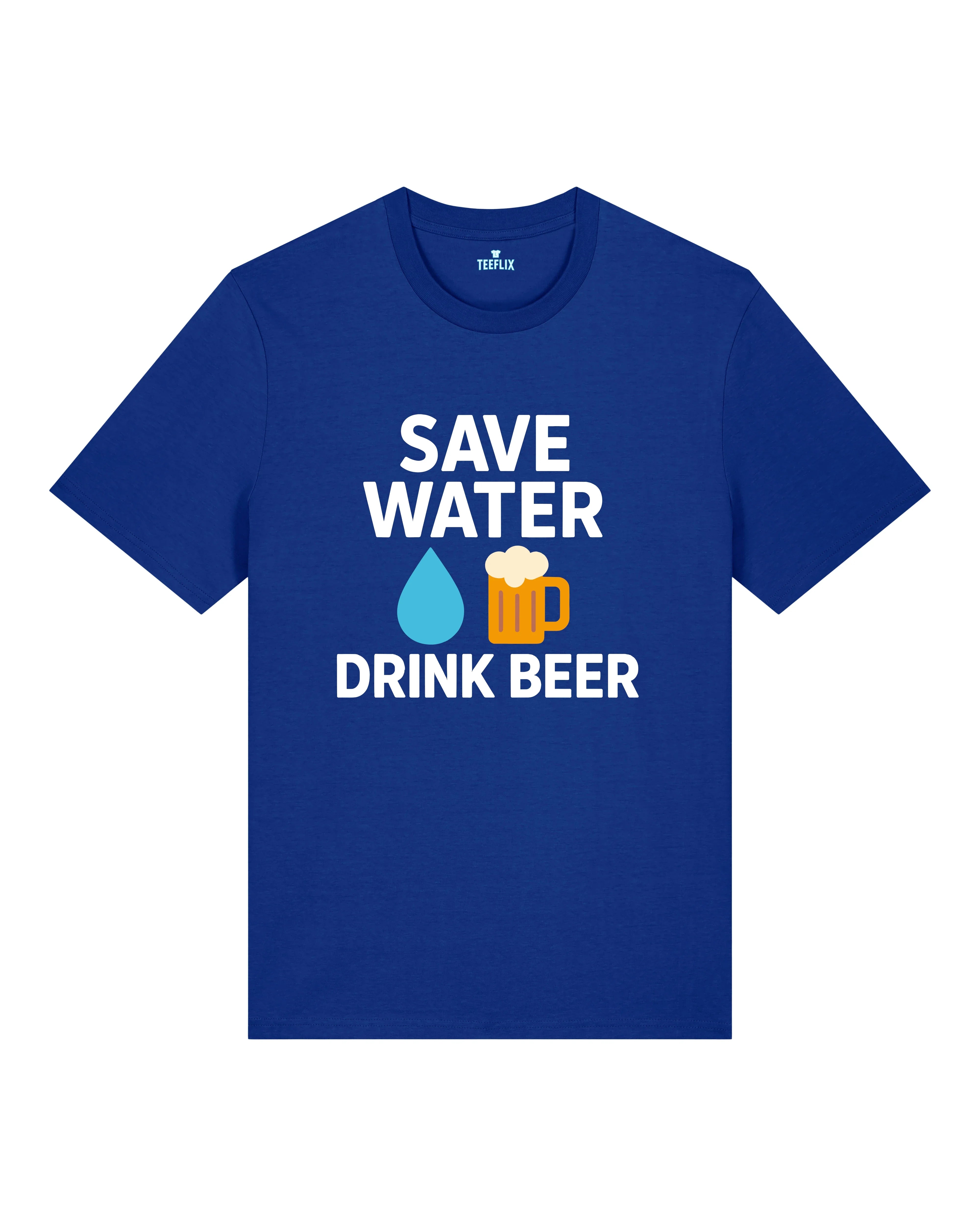 Save Water Drink Beer lustiges Bier Shirt Party T-Shirt | teelavo