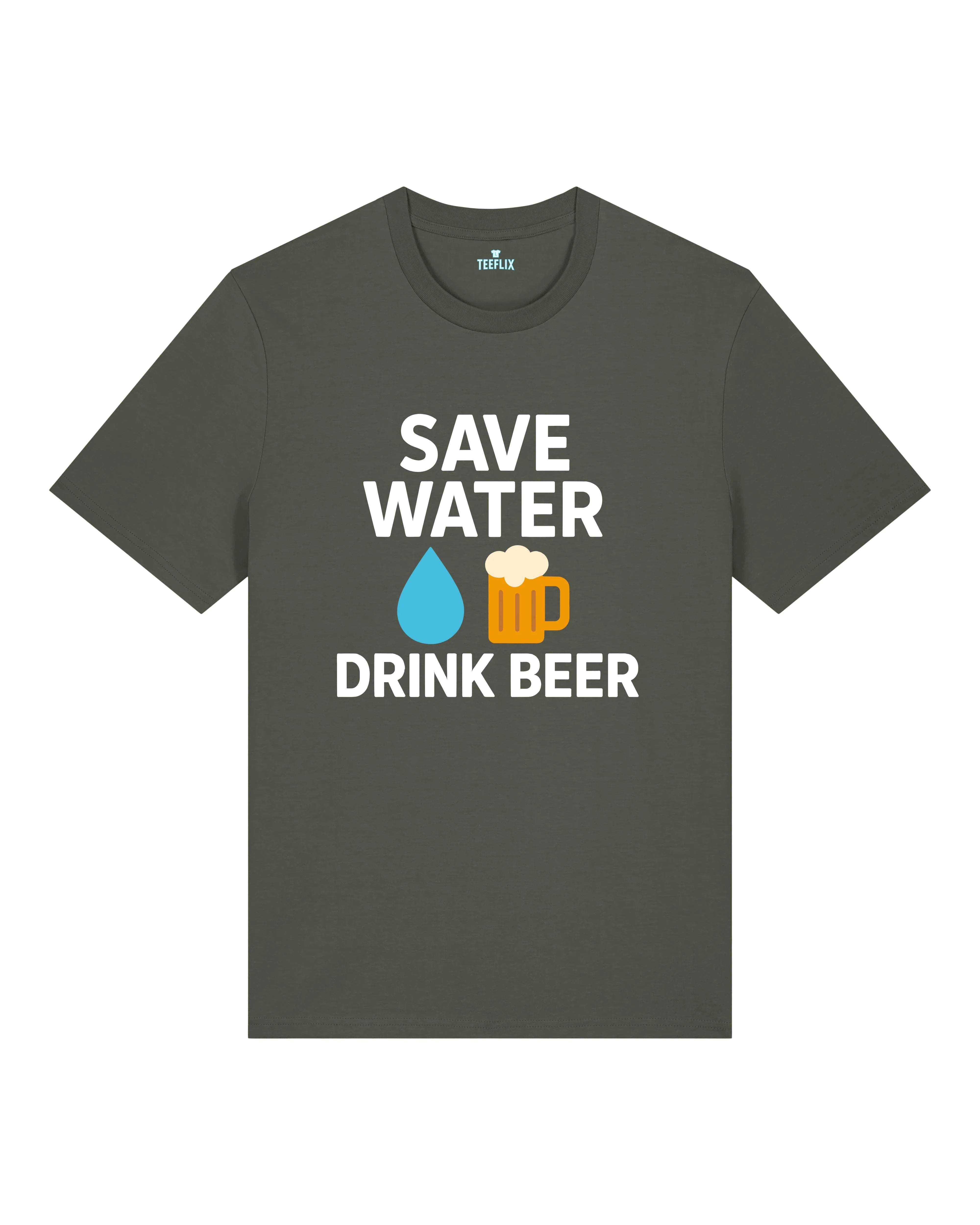 Save Water Drink Beer lustiges Bier Shirt Party T-Shirt | teelavo