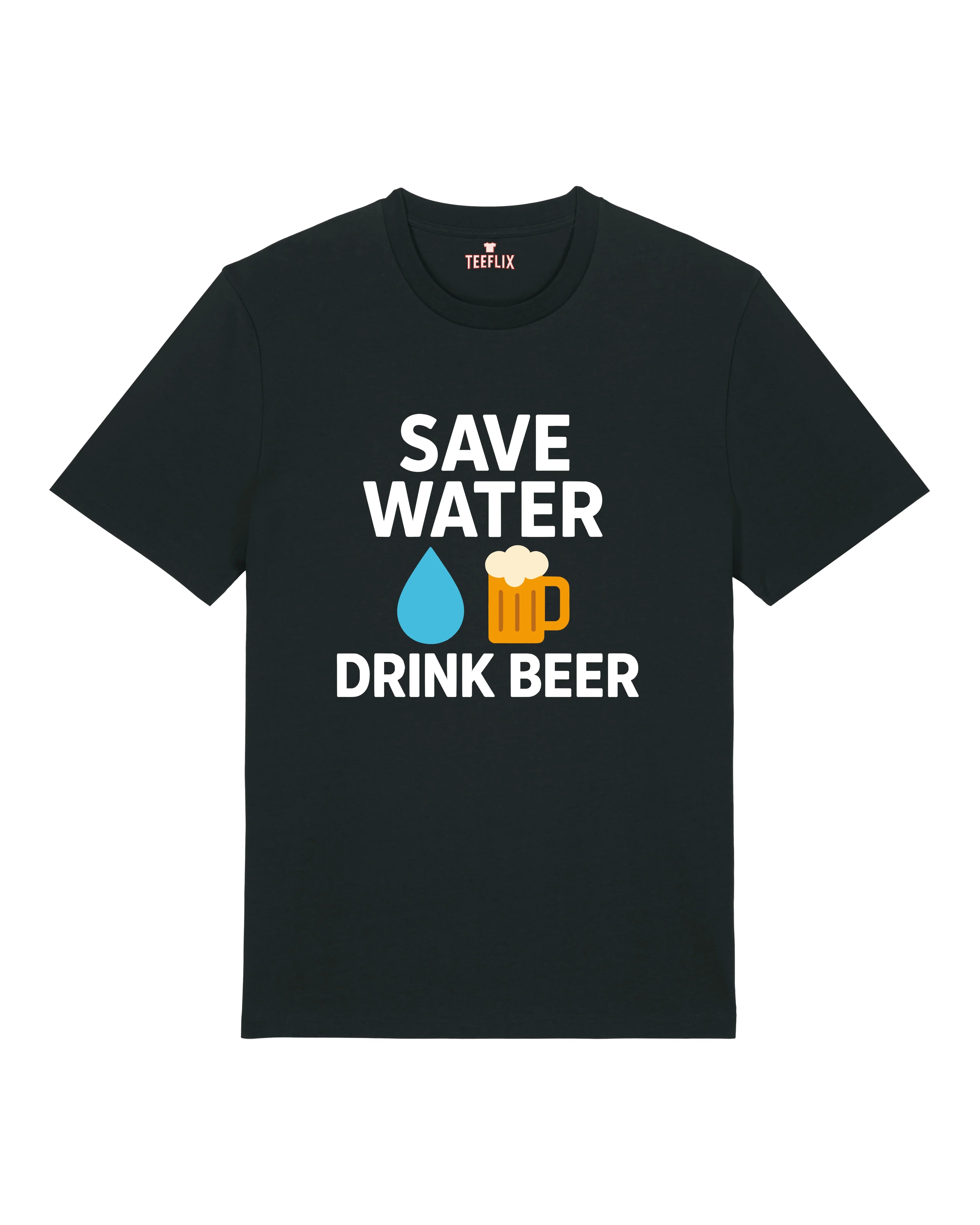 Save Water Drink Beer lustiges Bier Shirt Party T-Shirt | teelavo