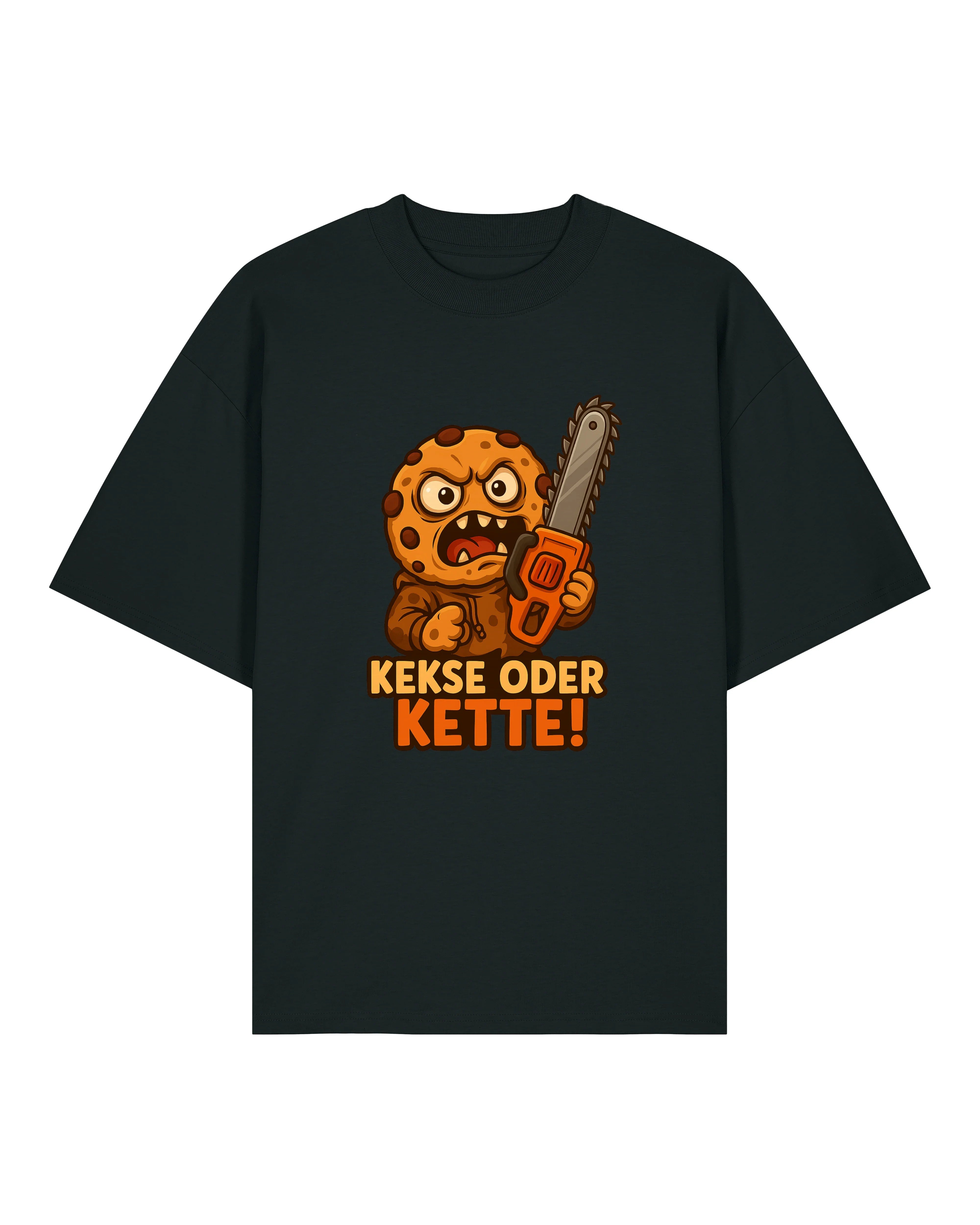 Kekse oder Kette – Lustiges Halloween T-Shirt | teelavo Premium Unisex Shirt