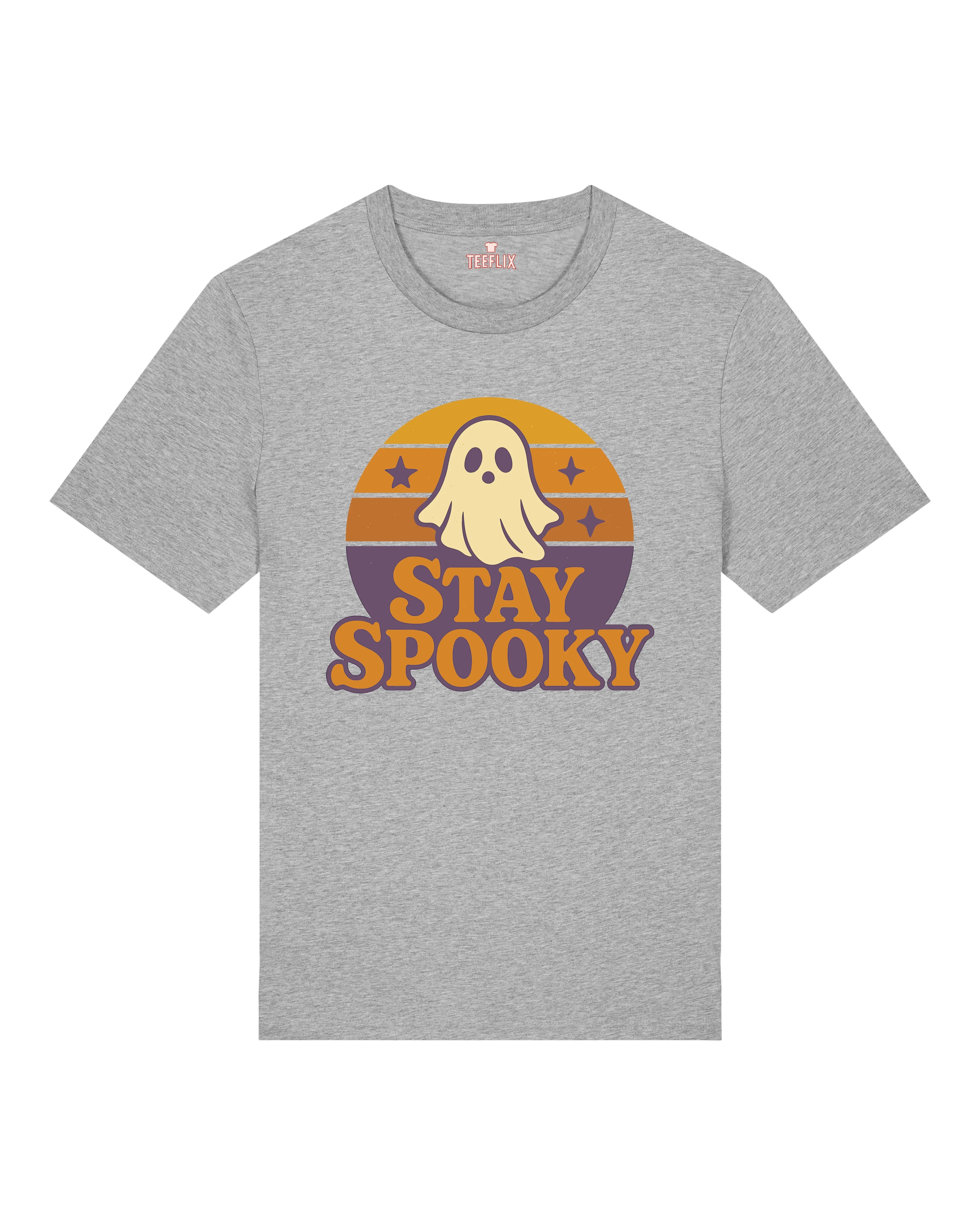 Stay Spooky – Halloween T-Shirt mit Geist im Retro Look | teelavo