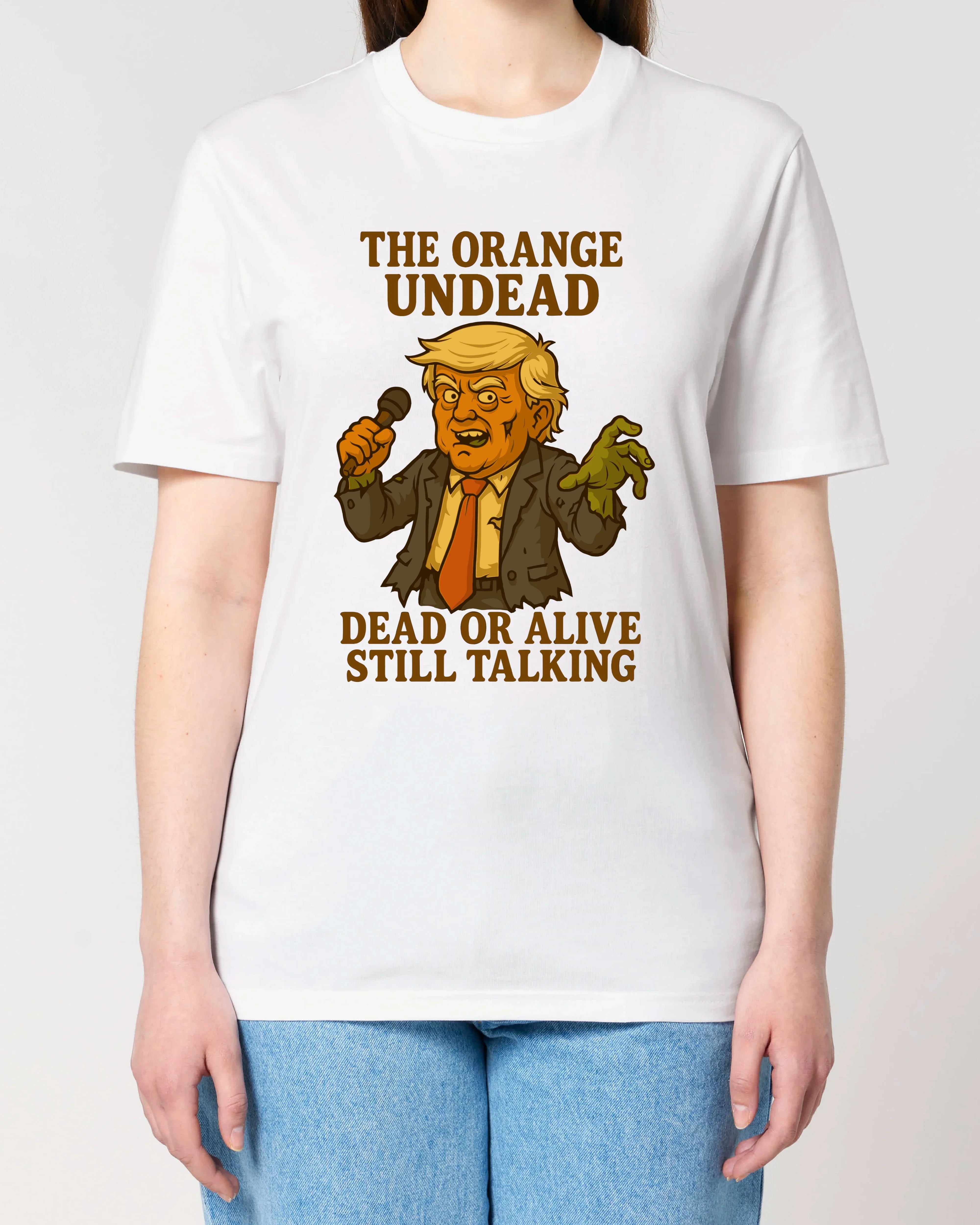 The Orange Undead Zombie Halloween Shirt – Lustiges Horror Spruchshirt | teelavo