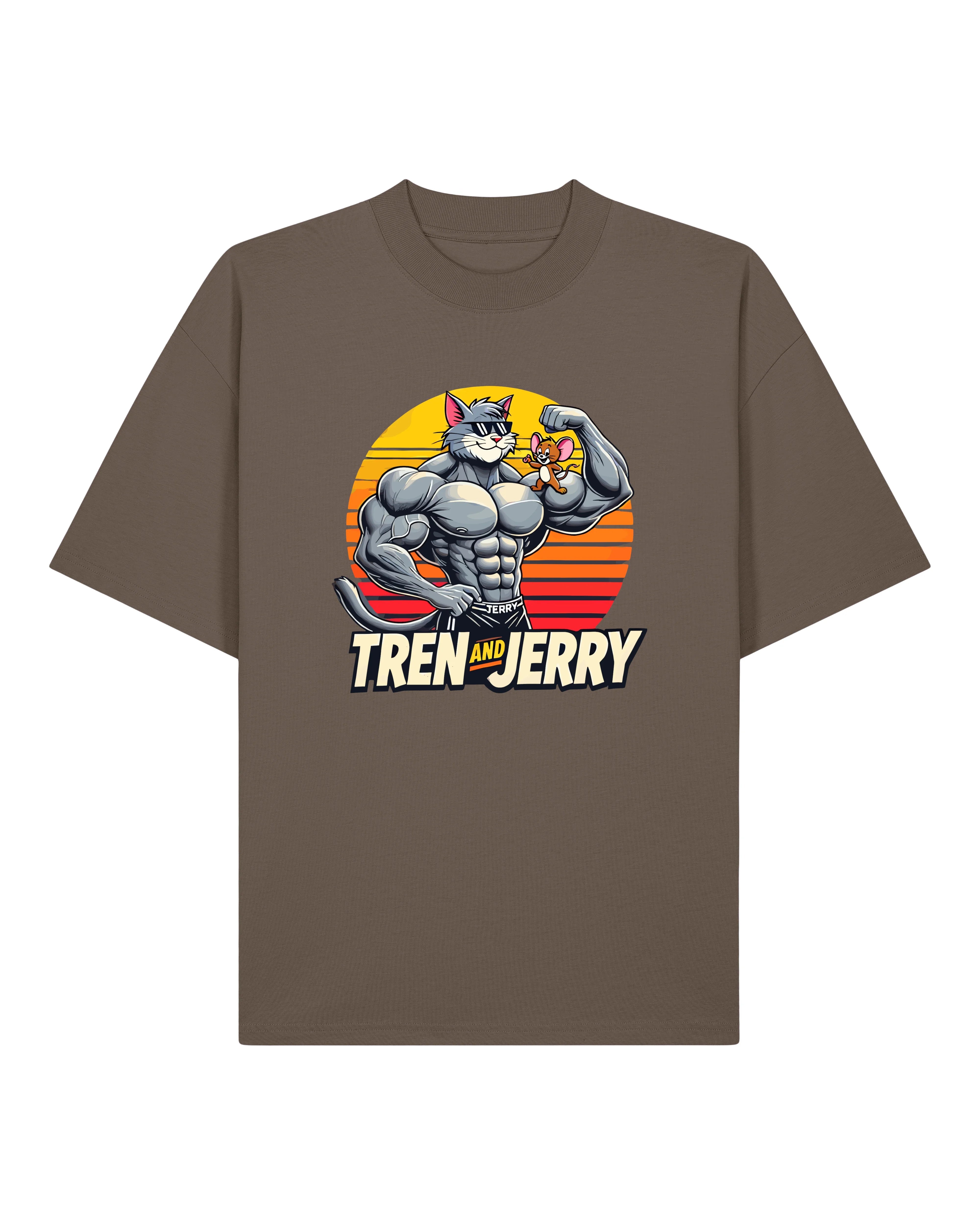 Tren and Jerry Pump Cover Shirt – Lustiges Gym T-Shirt | teelavo