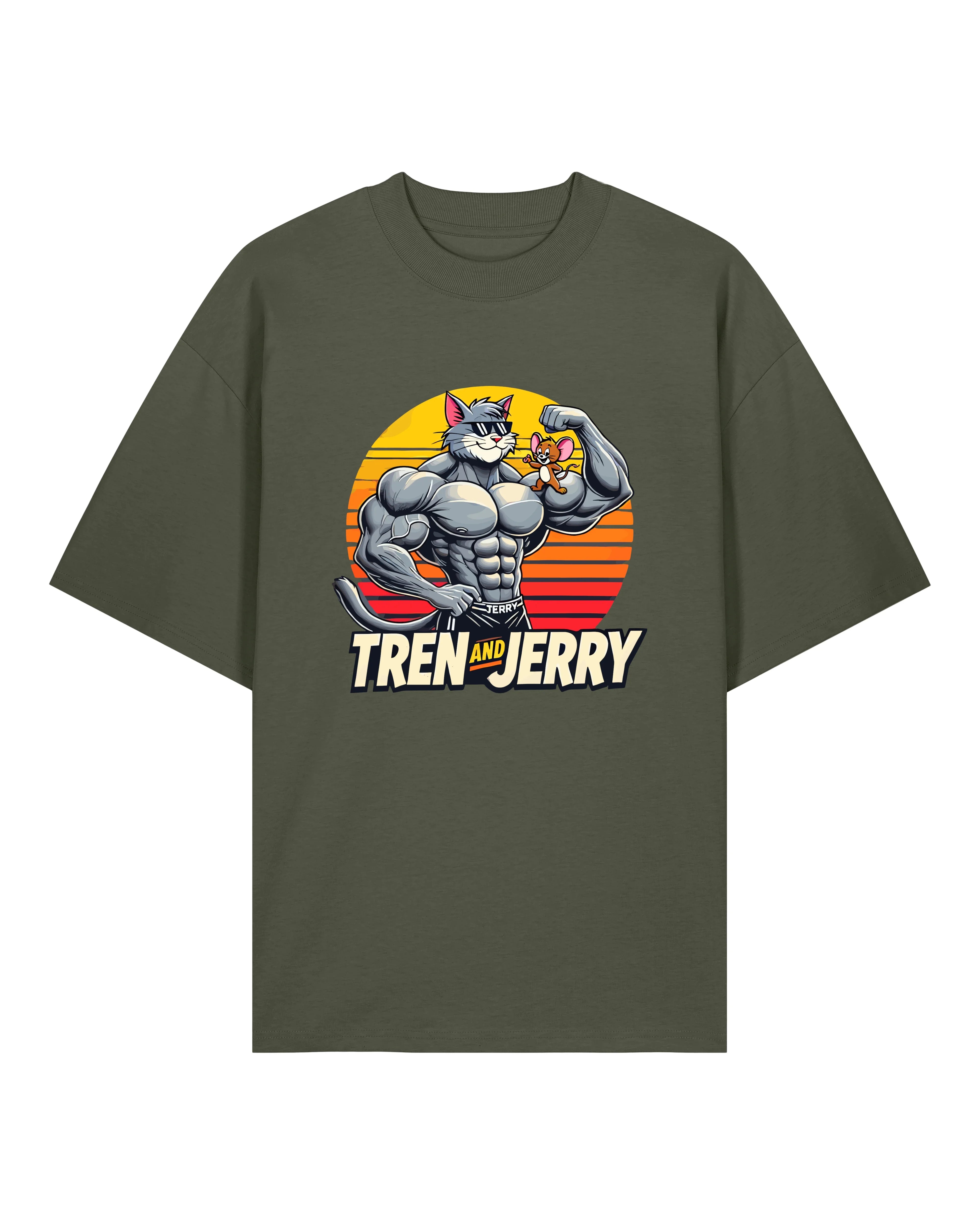 Tren and Jerry Pump Cover Shirt – Lustiges Gym T-Shirt | teelavo