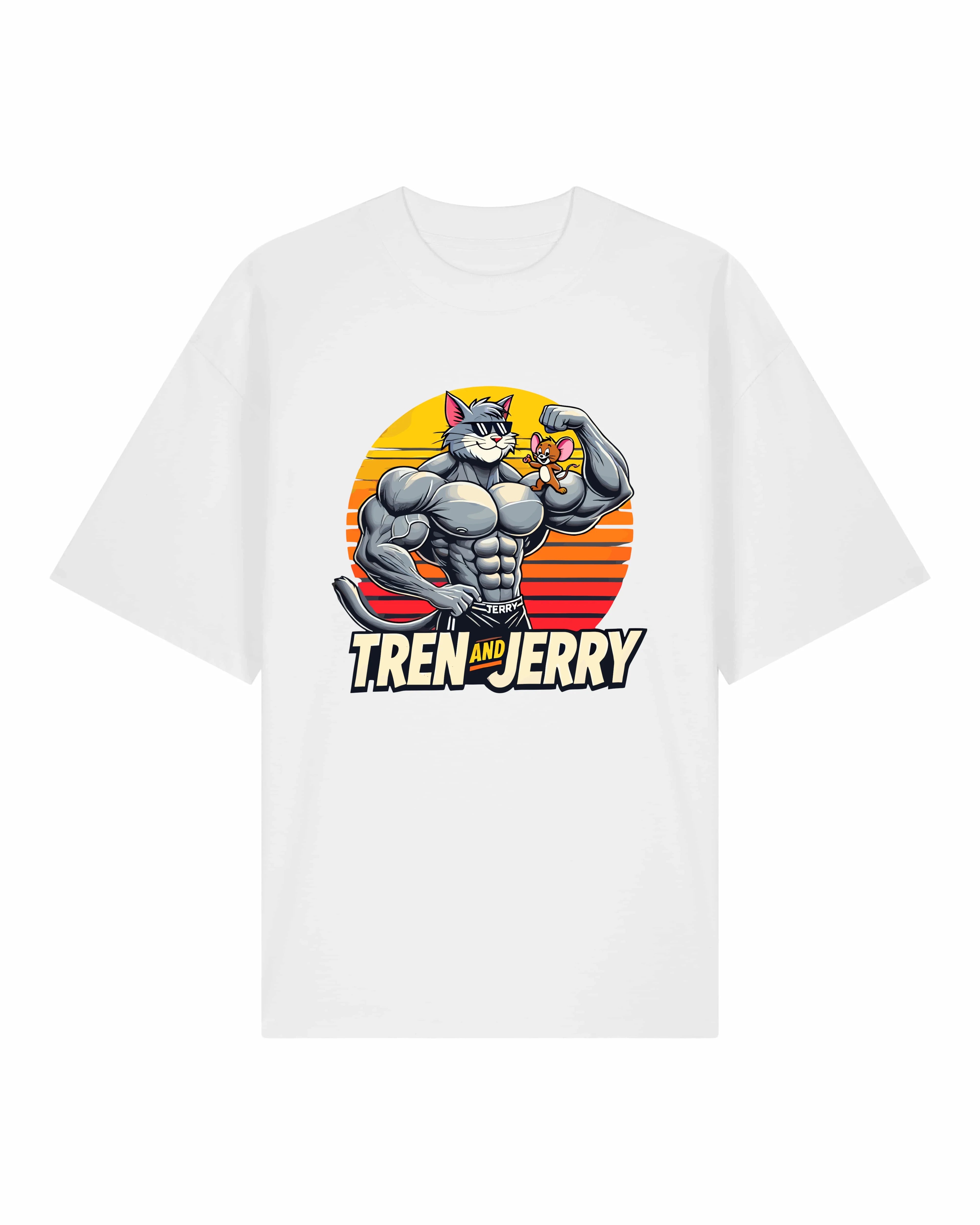 Tren and Jerry Pump Cover Shirt – Lustiges Gym T-Shirt | teelavo