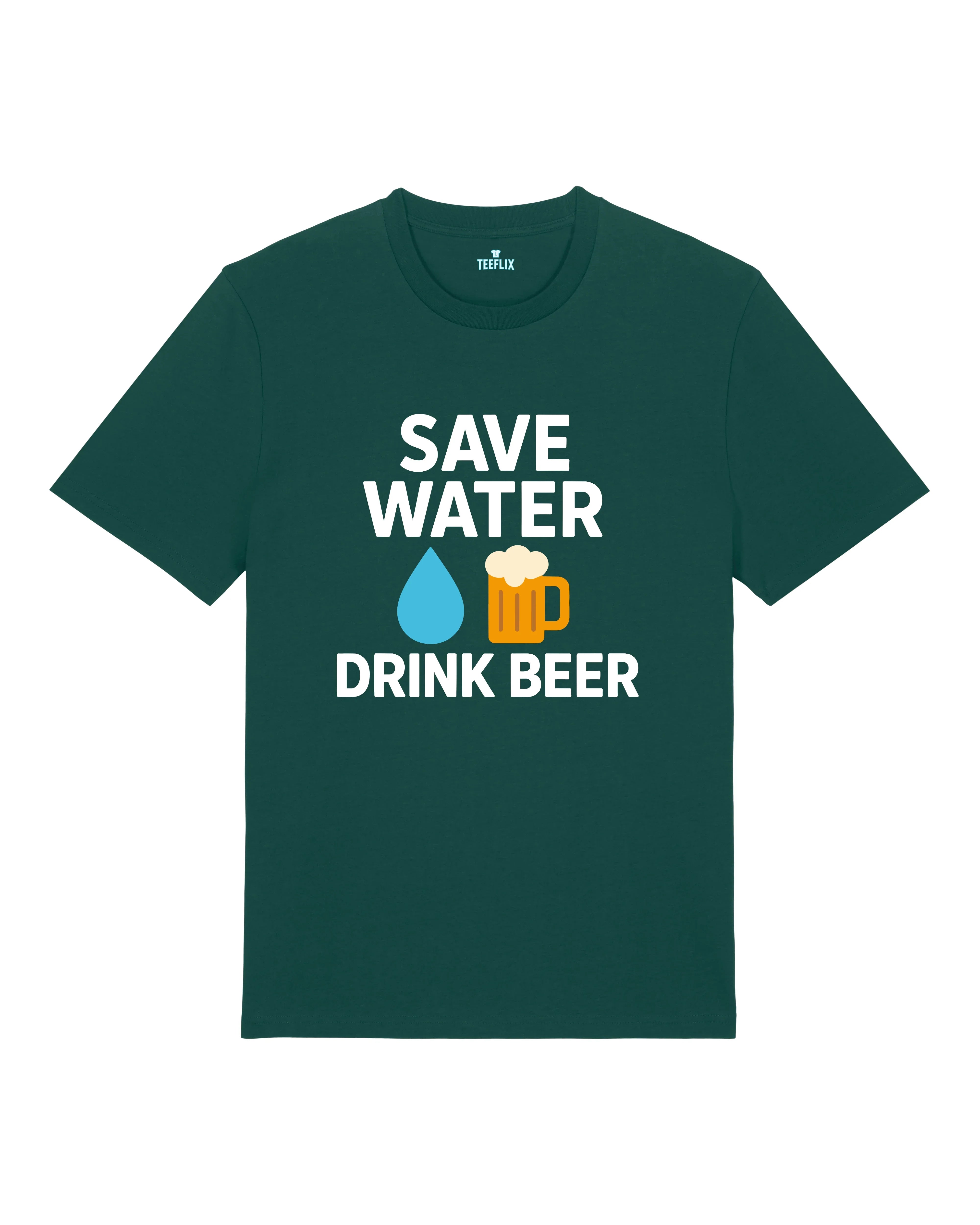 Save Water Drink Beer lustiges Bier Shirt Party T-Shirt | teelavo