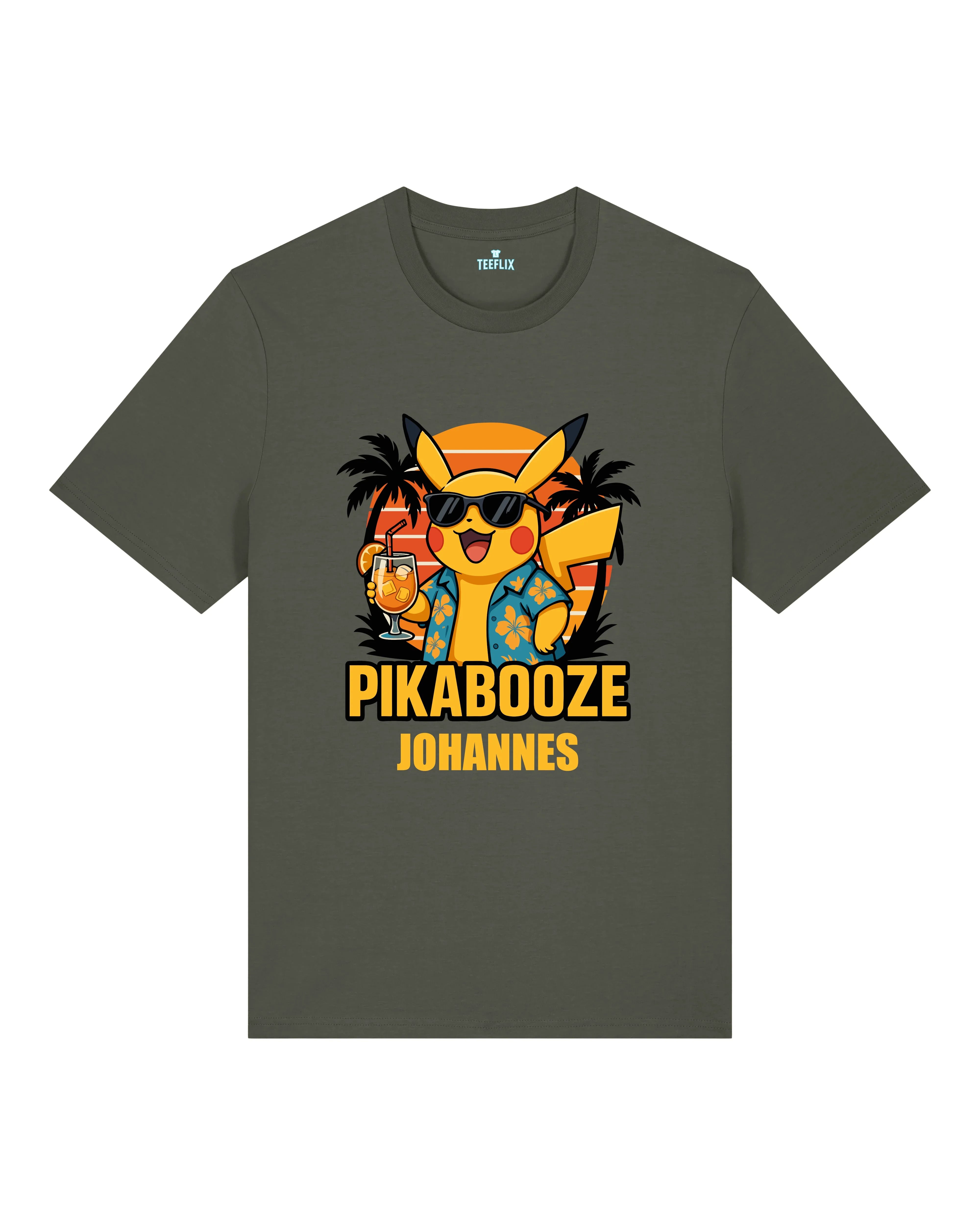 Lustiges JGA Shirt Pikabooze personalisierbar | teelavo