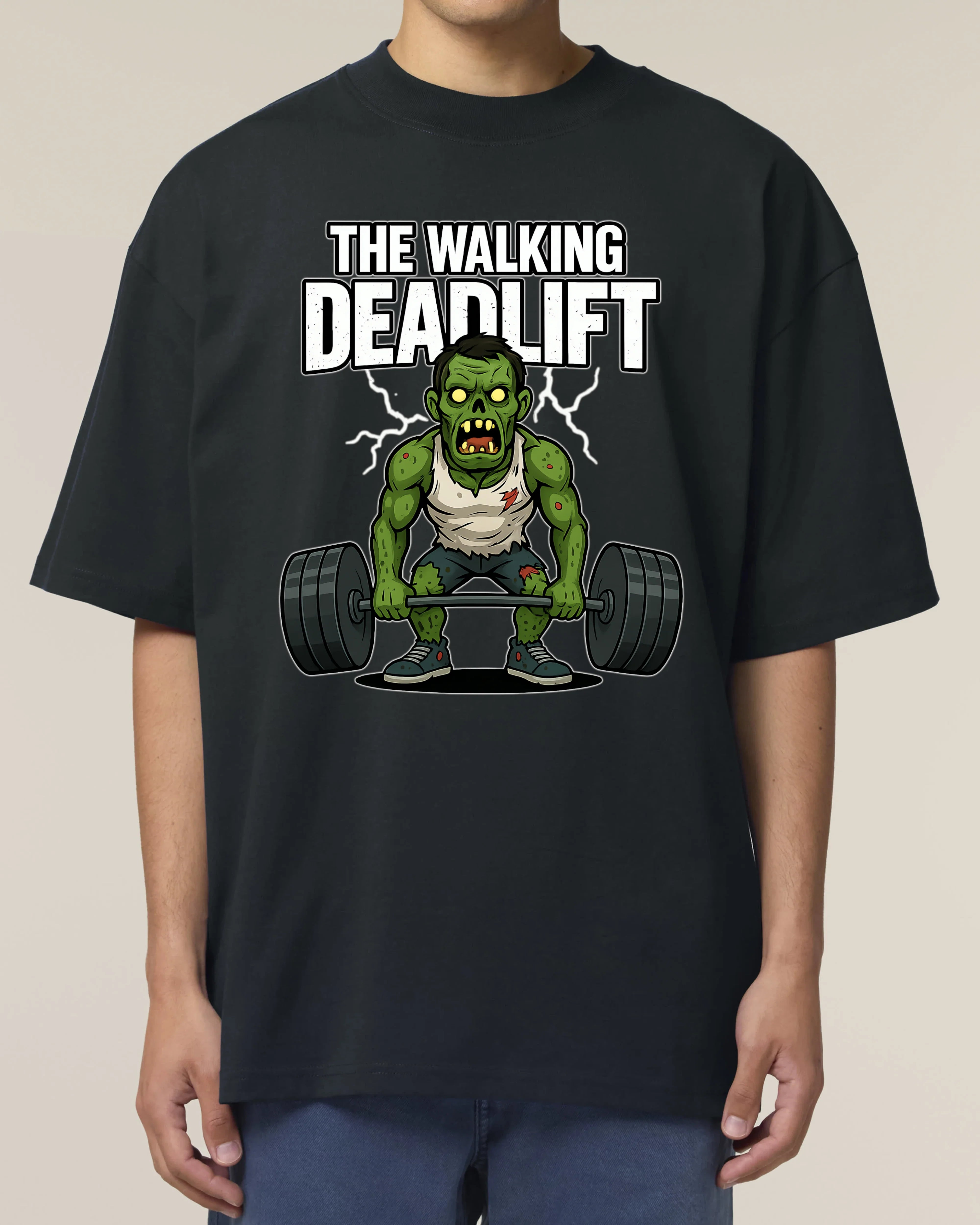 The Walking Deadlift Gym Shirt Oversize Pump Cover | teelavo