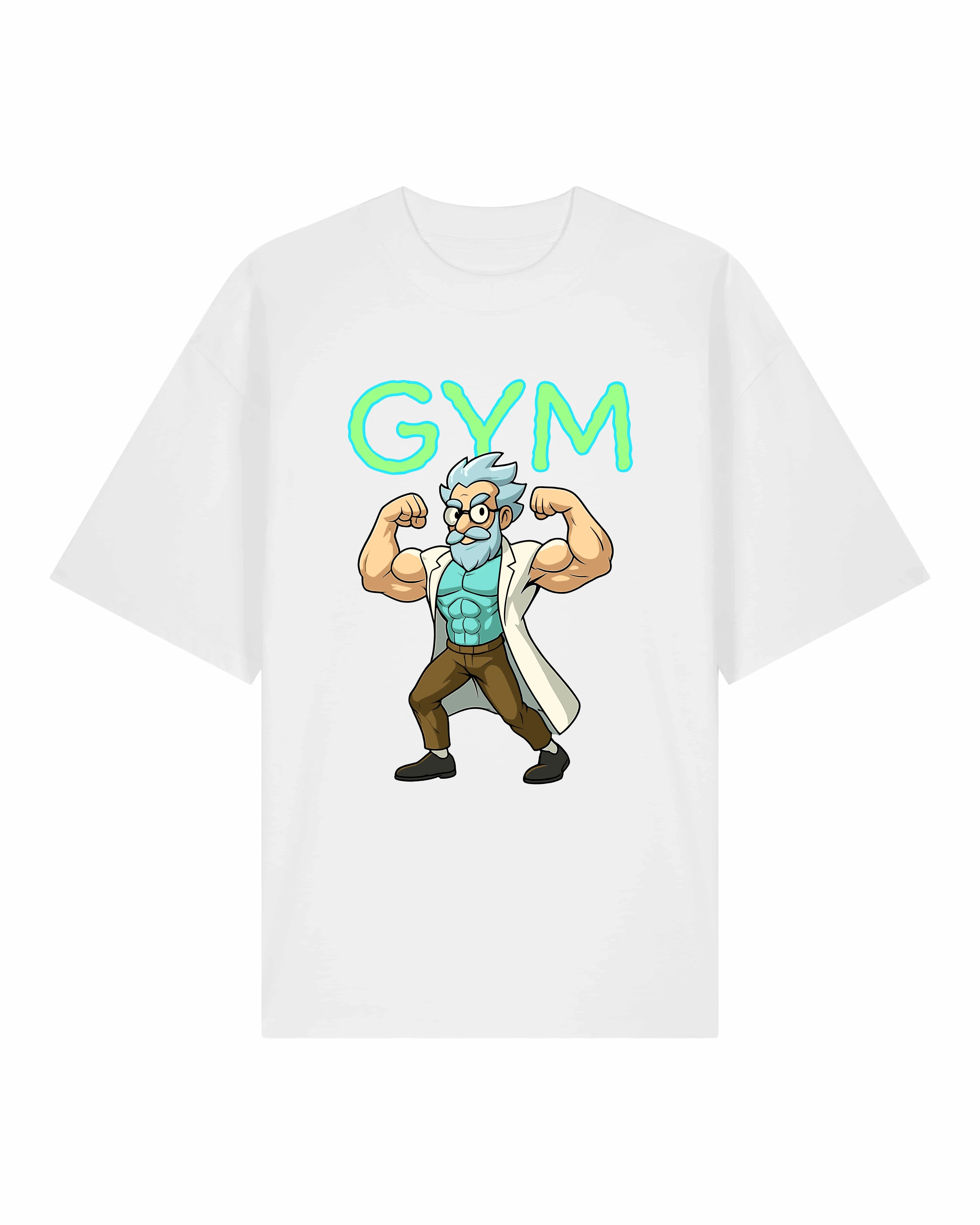 GYM Rick Pump Cover Shirt Unisex Oversized Bio-Baumwolle | teelavo