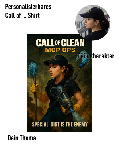 Call of ... Personalisierbar Shirt