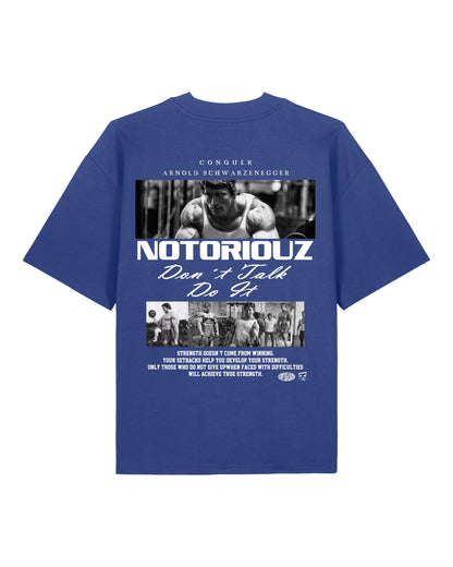 Arnold Gym Shirt Oversized Pump Cover Fitness Spruch | teelavo