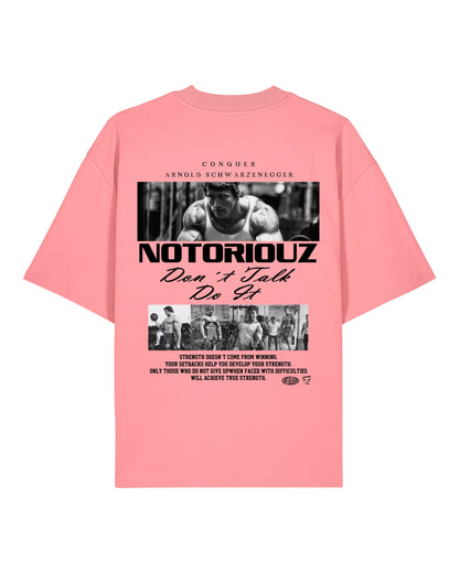 Arnold Gym Shirt Oversized Pump Cover Fitness Spruch | teelavo