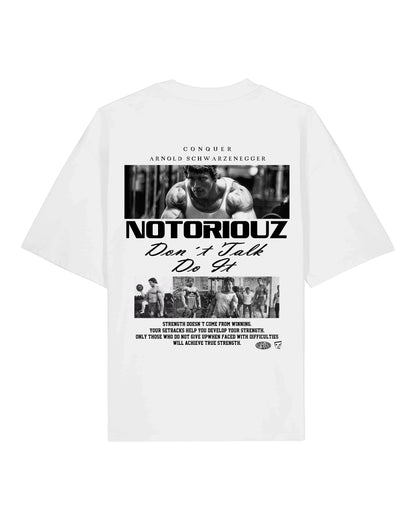 Arnold Gym Shirt Oversized Pump Cover Fitness Spruch | teelavo