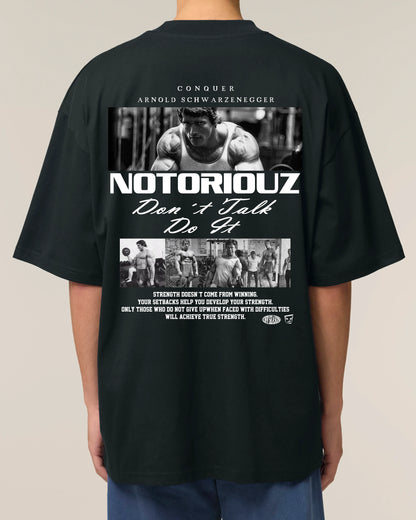 Arnold Gym Shirt Oversized Pump Cover Fitness Spruch | teelavo