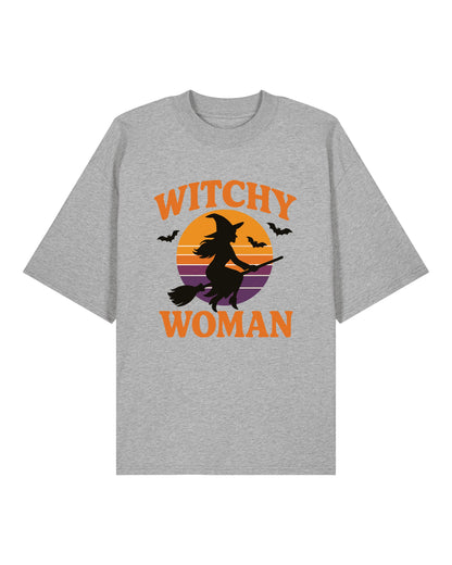 Witchy Woman – Halloween T-Shirt mit Hexe im Retro Design | teelavo