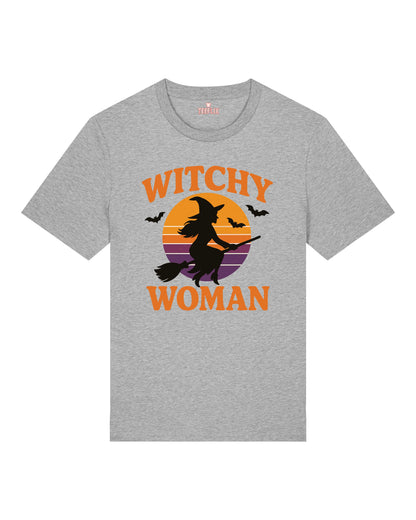 Witchy Woman – Halloween T-Shirt mit Hexe im Retro Design | teelavo