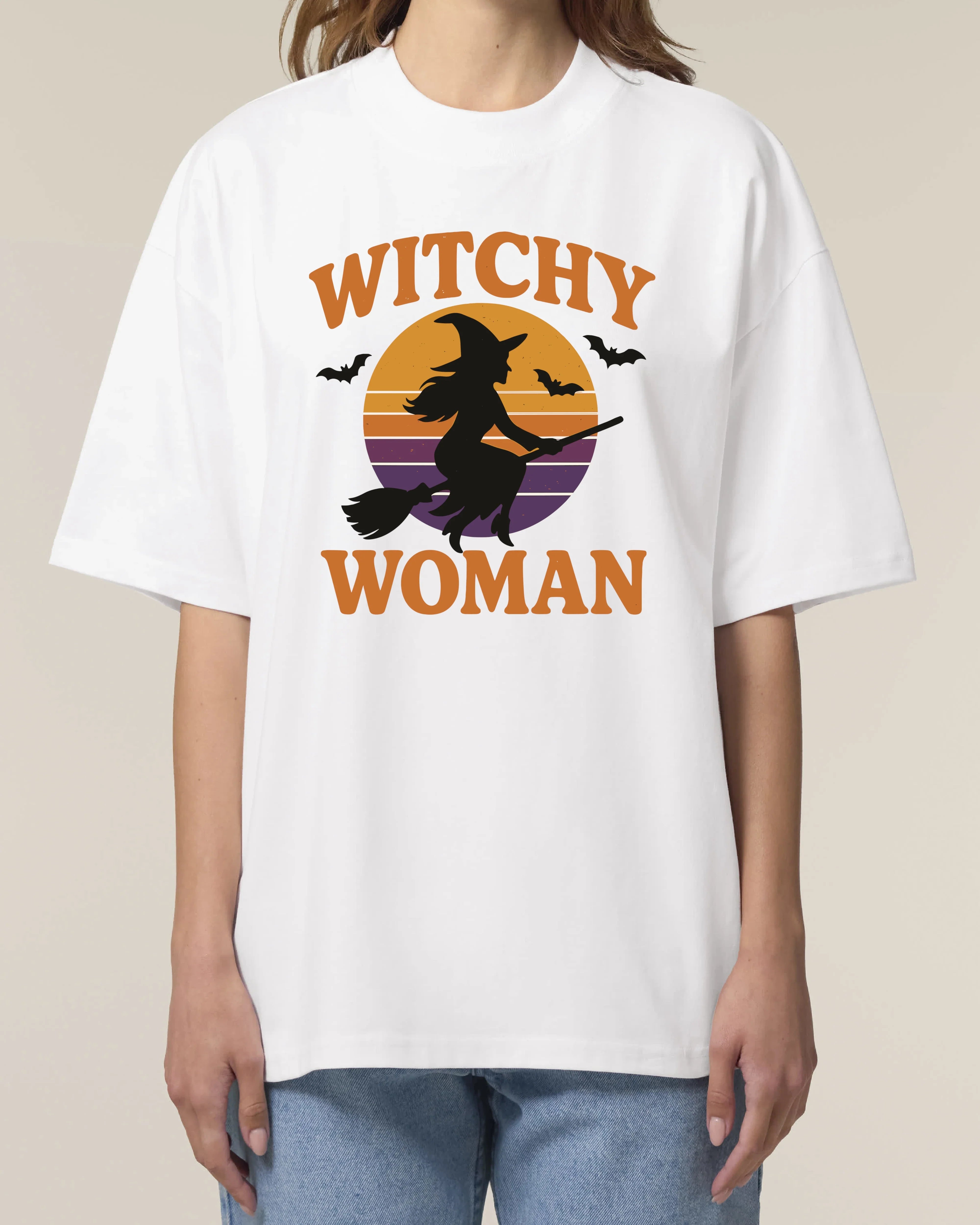 Witchy Woman – Halloween T-Shirt mit Hexe im Retro Design | teelavo