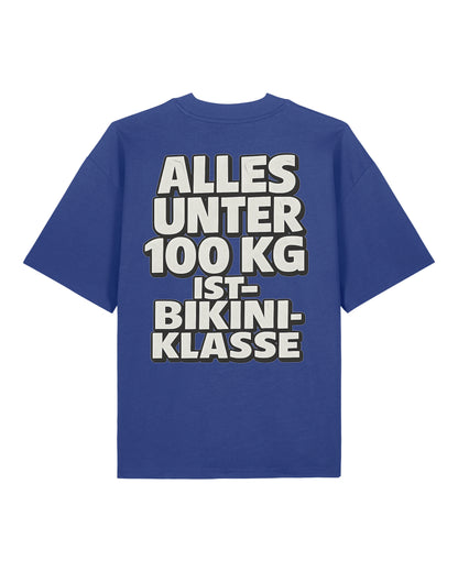 Alles unter 100kg ist Bikiniklasse Shirt Oversized Gym | teelavo
