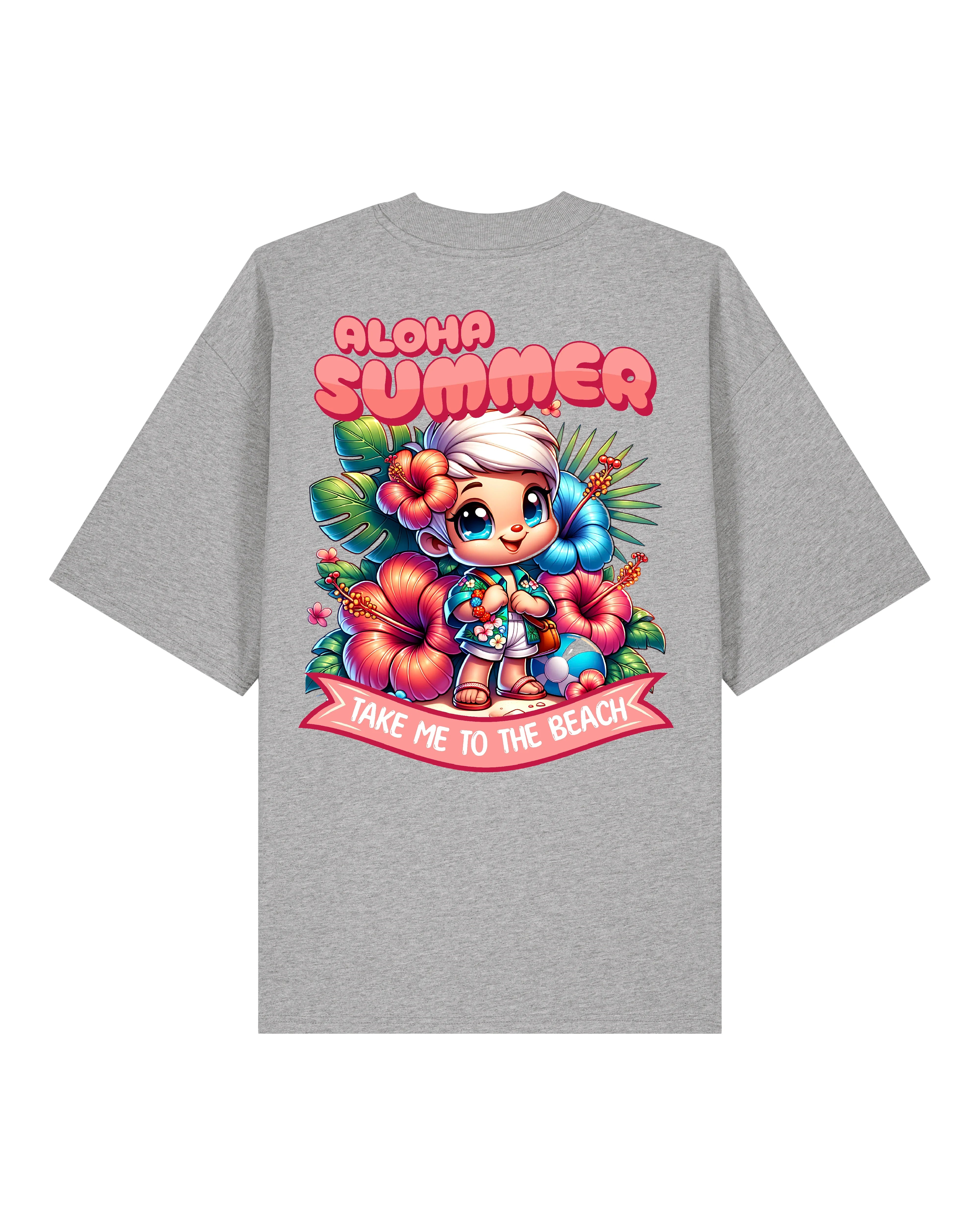 Aloha Summer (Backprint) - Premium Shirt Unisex