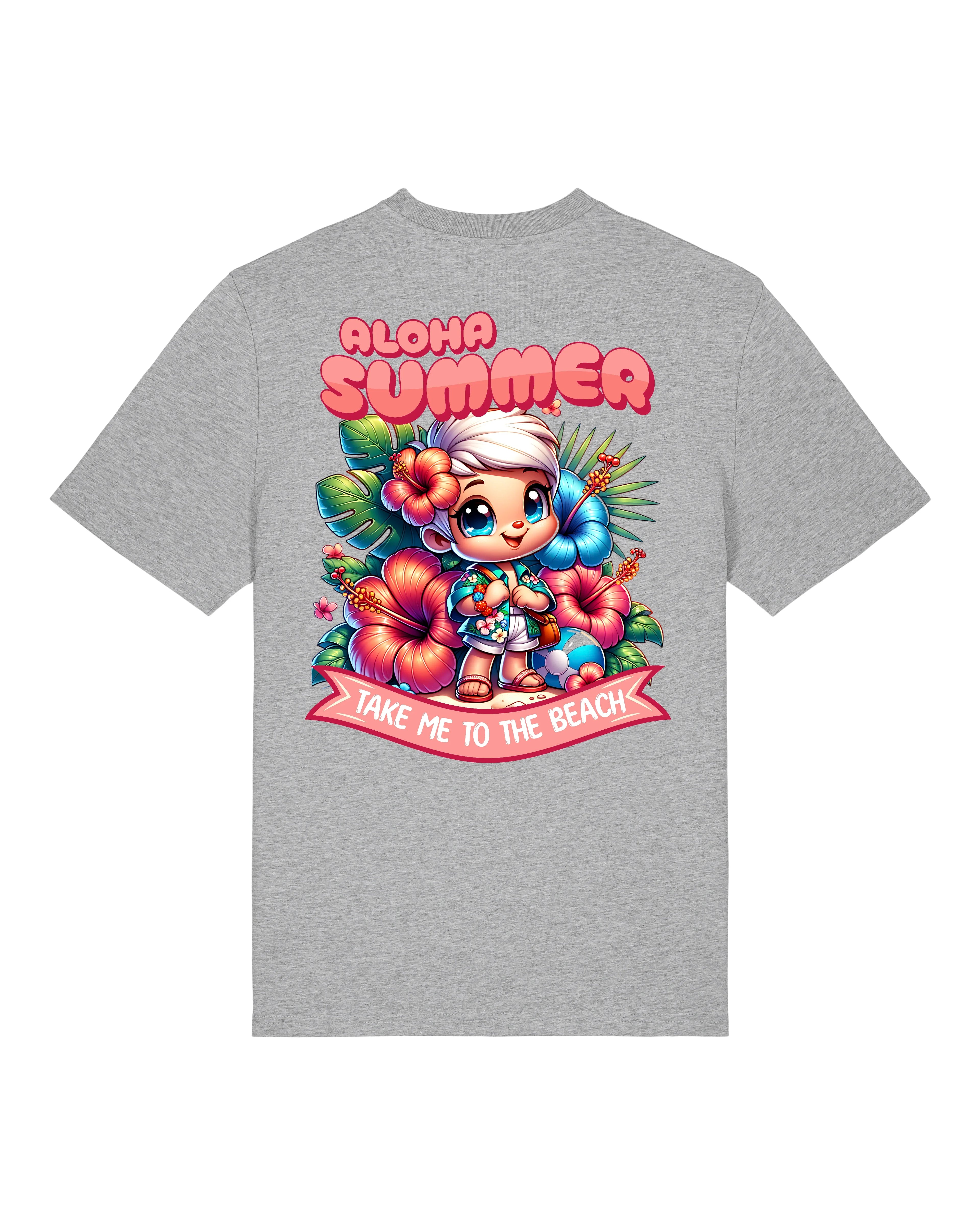 Aloha Summer (Backprint) - Premium Shirt Unisex