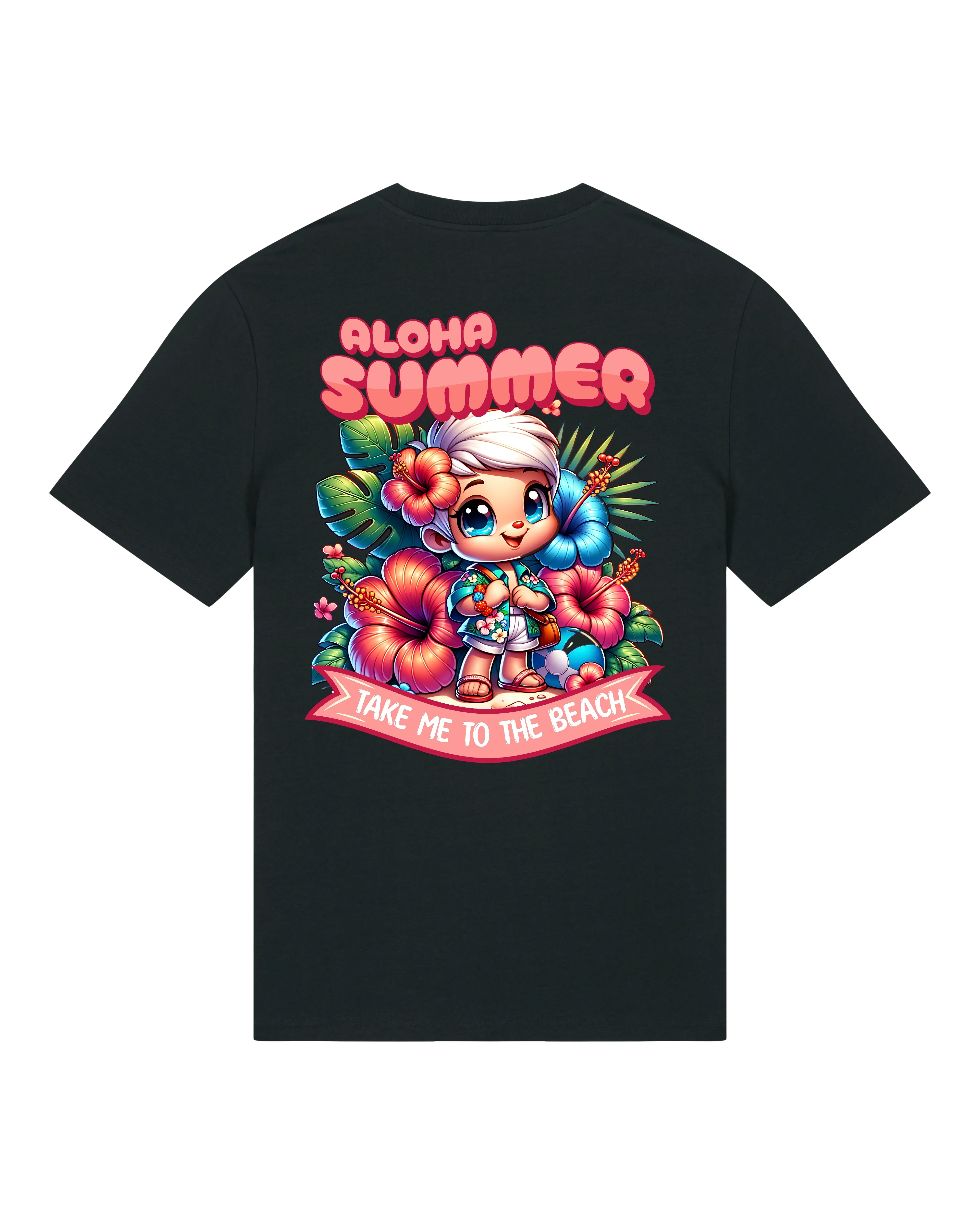 Aloha Summer (Backprint) - Premium Shirt Unisex