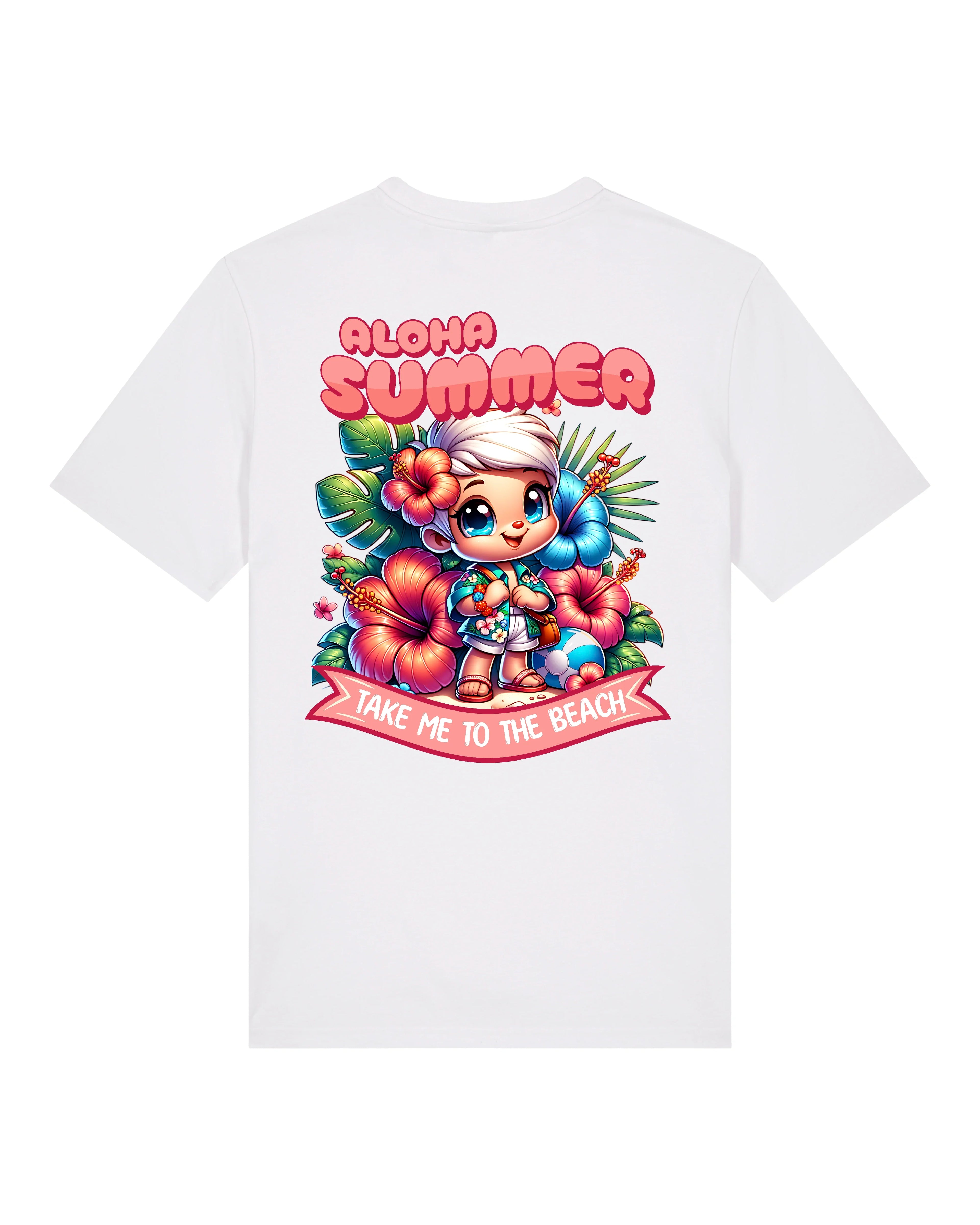 Aloha Summer (Backprint) - Premium Shirt Unisex