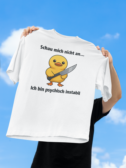 Psychisch instabil Oversized Shirt