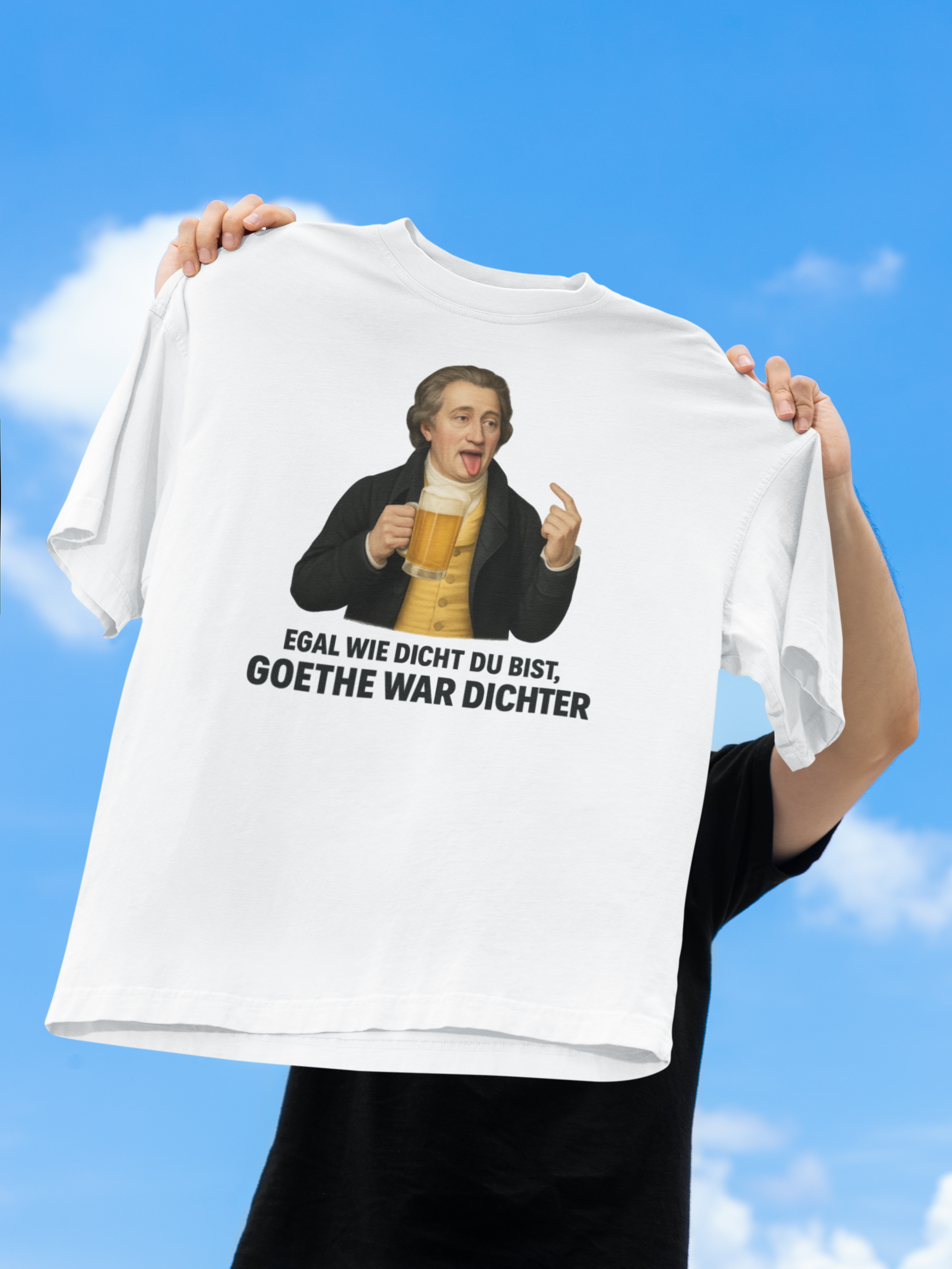 Goethe war Dichter Oversized Shirt