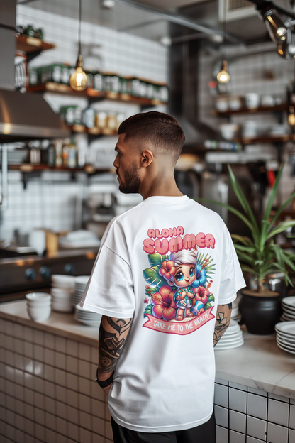 Aloha Summer (Backprint) - Premium Shirt Unisex