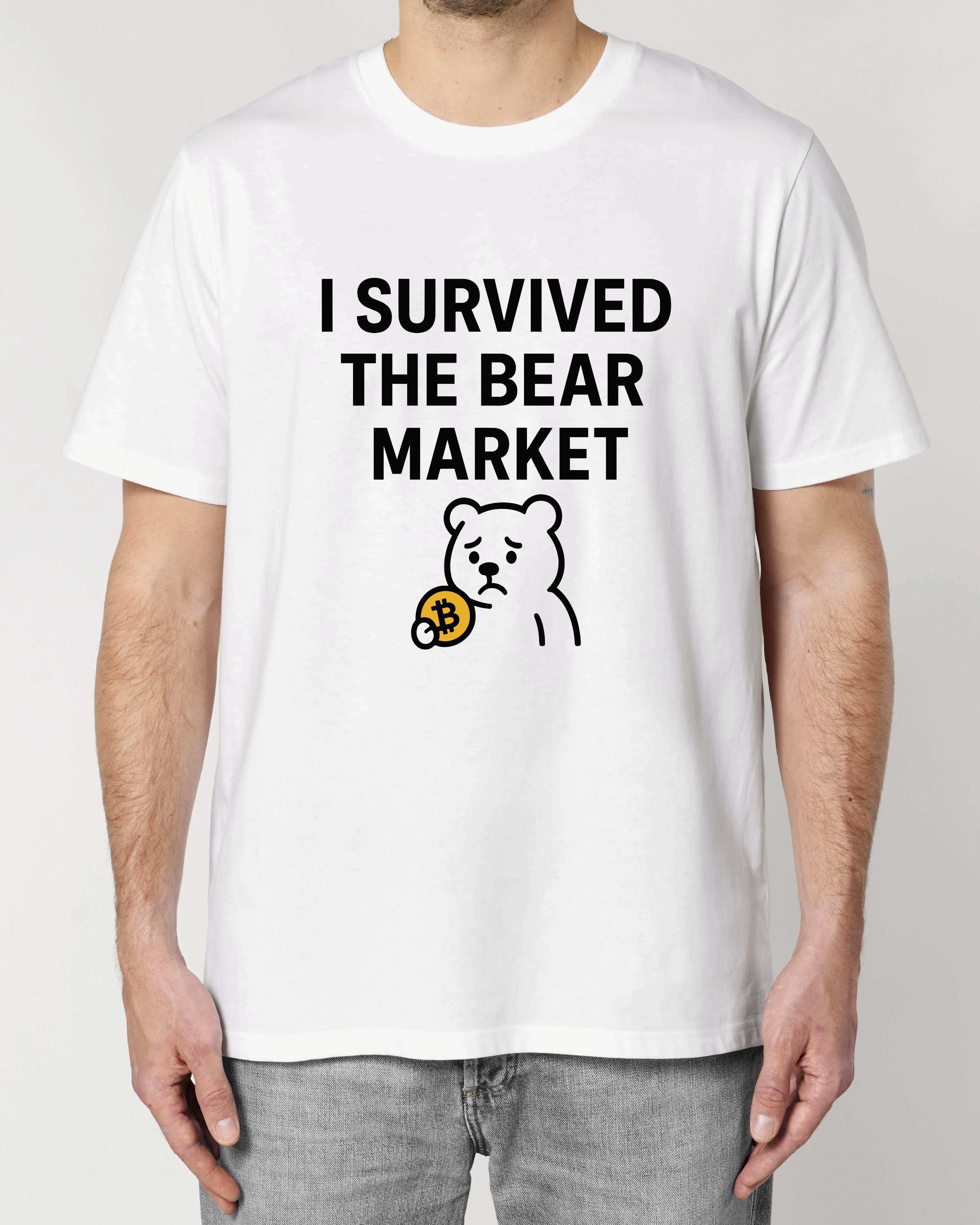 I Survived the Bear Market – Bitcoin HODL Shirt | teelavo Premium Unisex T-Shirt