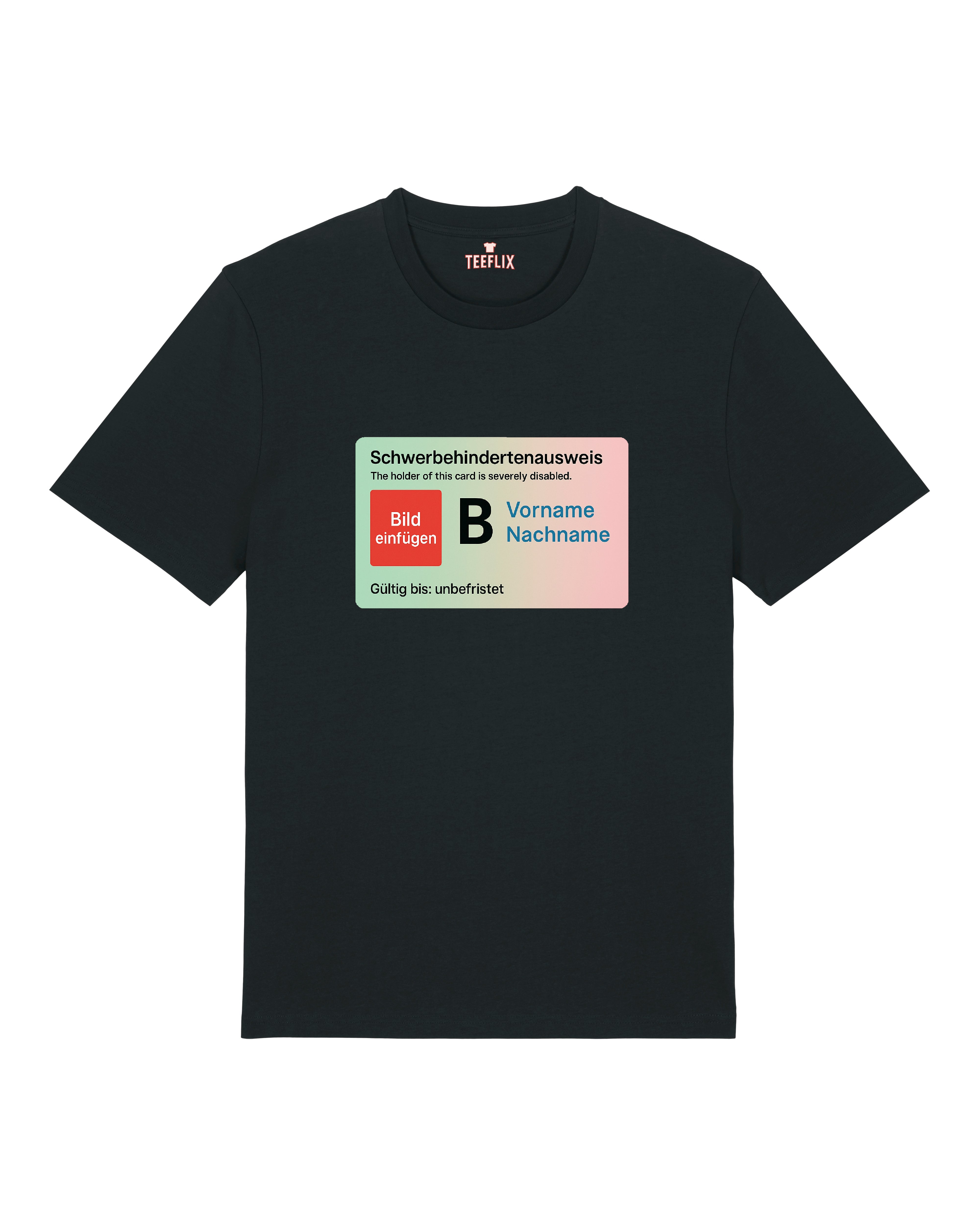 Schwerbehindertenausweis Personalisierbar - Premium Shirt Unisex