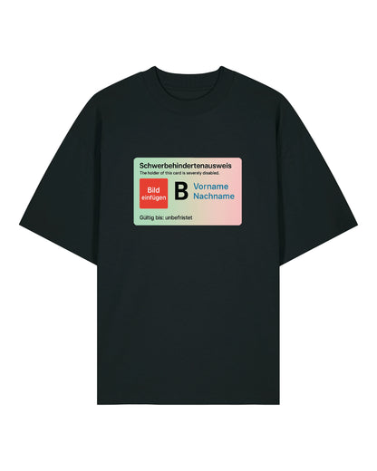 Schwerbehindertenausweis Personalisierbar - Premium Shirt Unisex