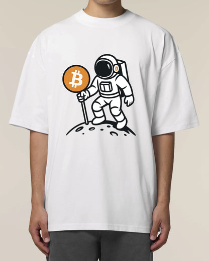 Bitcoin Astronaut T-Shirt – Krypto Shirt mit BTC Motiv | teelavo