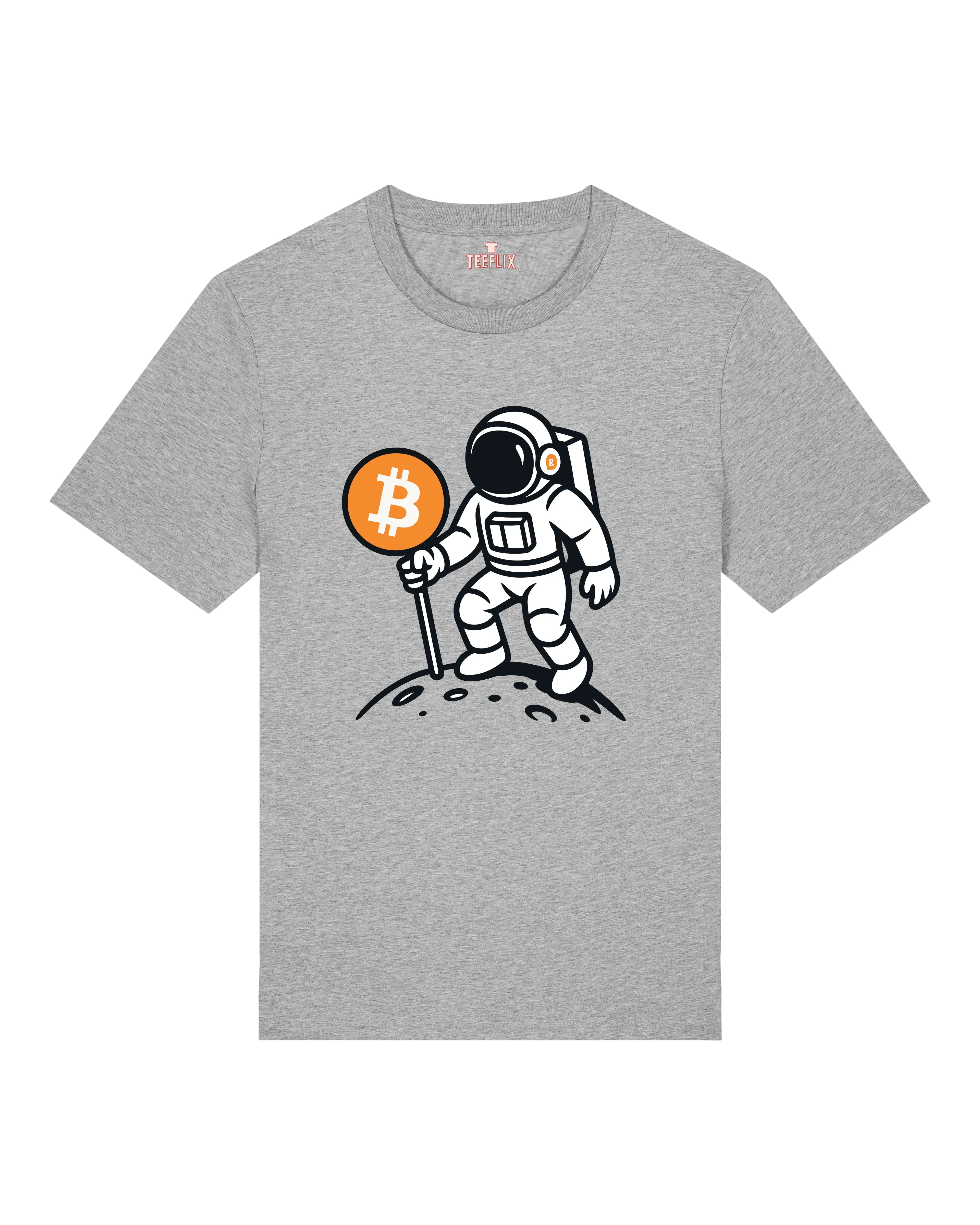 Bitcoin Astronaut T-Shirt – Krypto Shirt mit BTC Motiv | teelavo