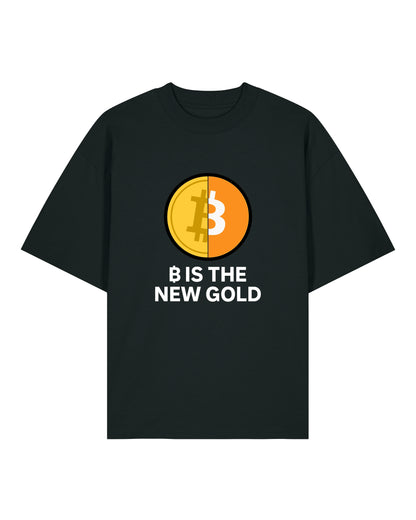 ₿ IS THE NEW GOLD – Lustiges Bitcoin Premium Unisex T-Shirt | teelavo