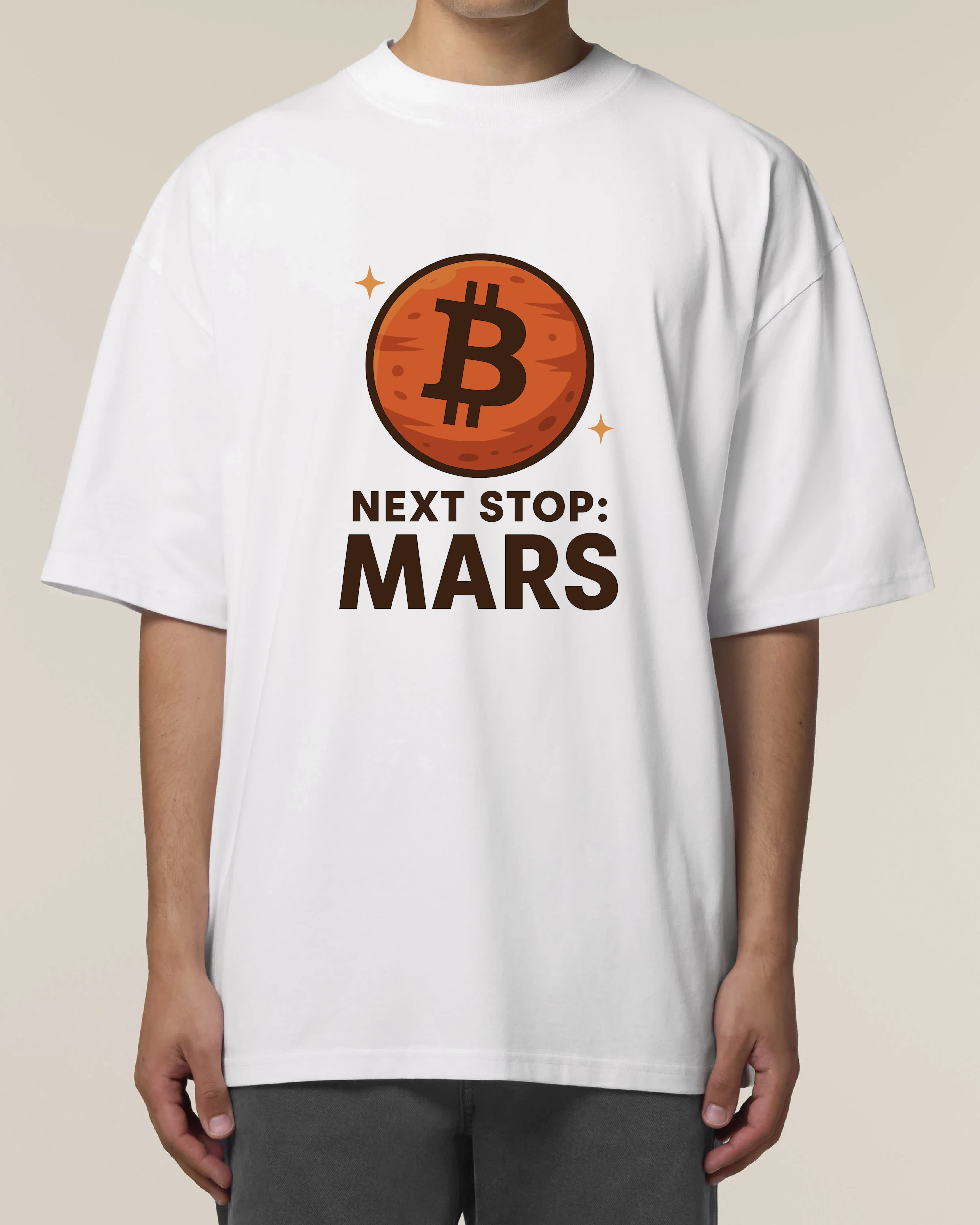 Next Stop: Mars – Bitcoin Premium Unisex Shirt | teelavo