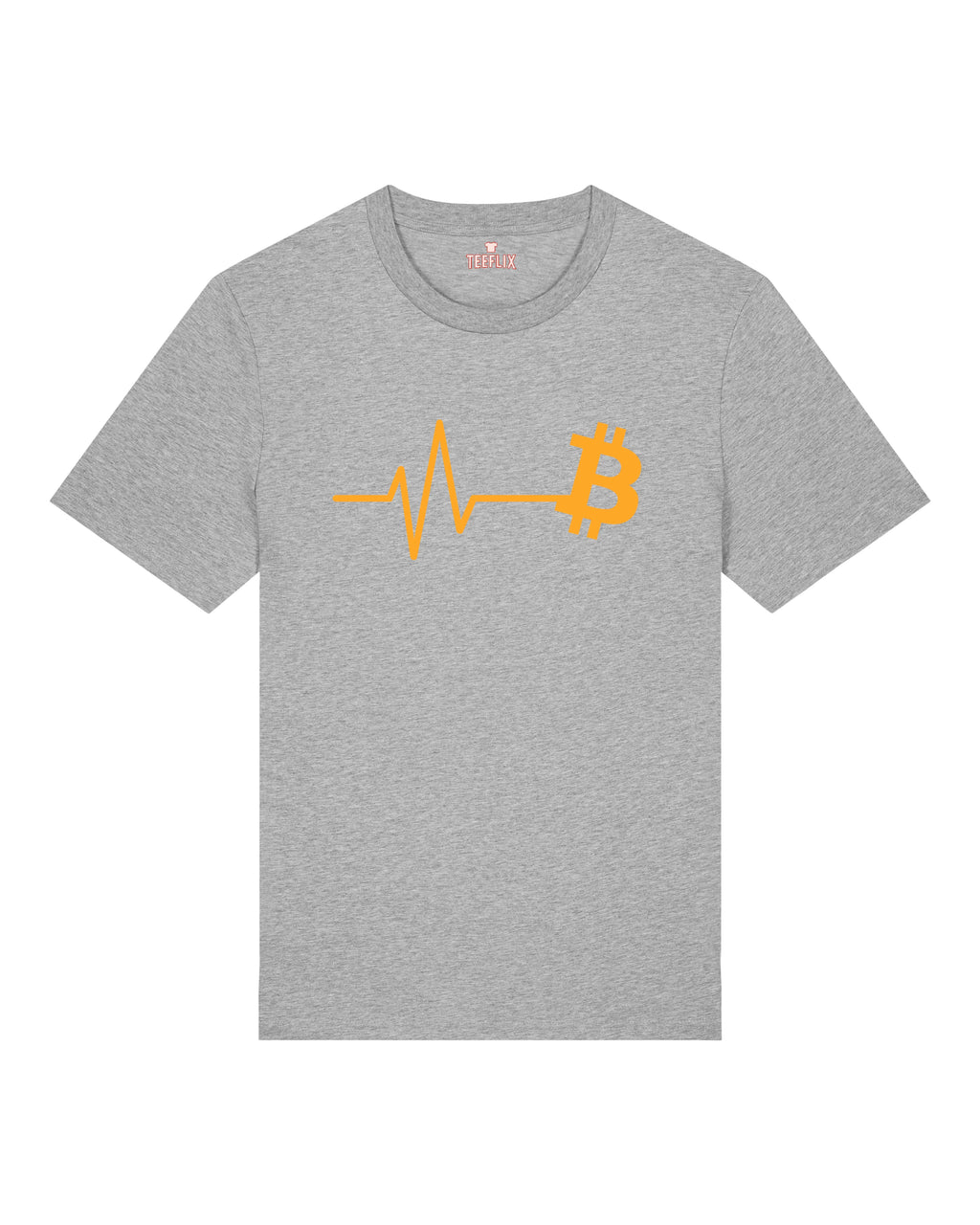 Bitcoin Pulse – Krypto Herzschlag T-Shirt | teelavo Premium Unisex Shirt