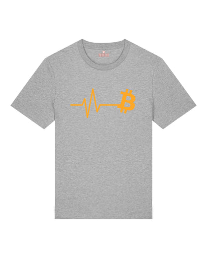 Bitcoin Pulse – Krypto Herzschlag T-Shirt | teelavo Premium Unisex Shirt
