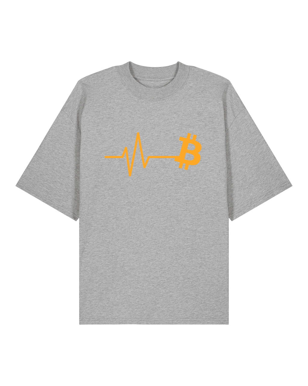 Bitcoin Pulse – Krypto Herzschlag T-Shirt | teelavo Premium Unisex Shirt