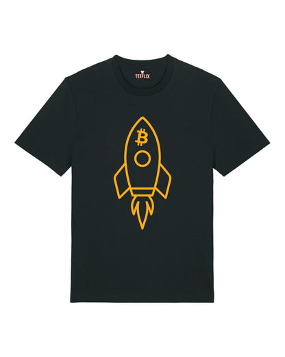Bitcoin Rocket – Krypto Rakete Premium Unisex T-Shirt | teelavo