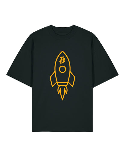 Bitcoin Rocket – Krypto Rakete Premium Unisex T-Shirt | teelavo