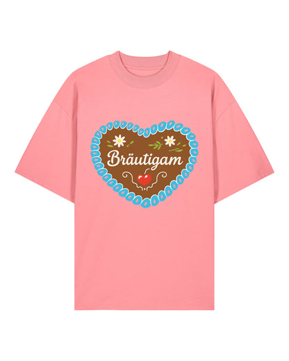 Bräutigam JGA T-Shirt Lebkuchenherz Motiv | teelavo