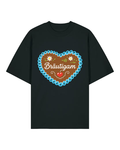 Bräutigam JGA T-Shirt Lebkuchenherz Motiv | teelavo