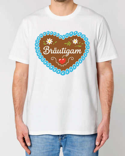 Bräutigam JGA T-Shirt Lebkuchenherz Motiv | teelavo
