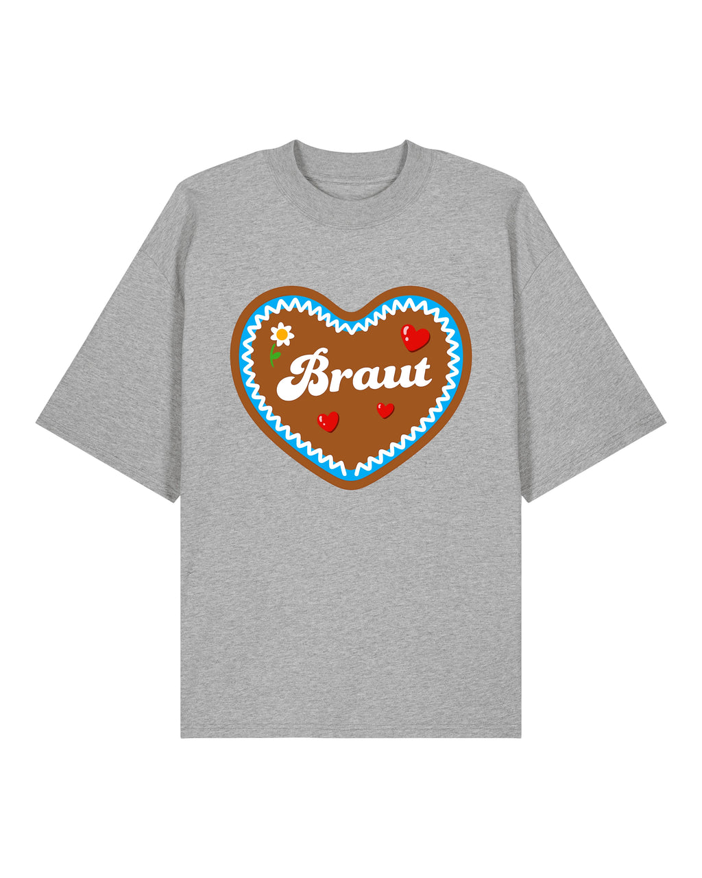 Braut JGA T-Shirt – Lebkuchenherz Junggesellinnenabschied | teelavo