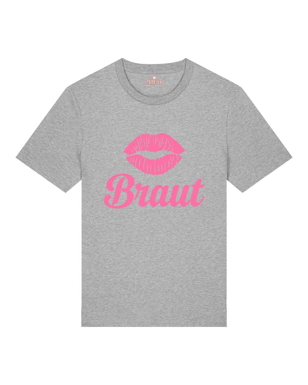 Braut JGA T-Shirt – Kussmund Junggesellinnenabschied | teelavo