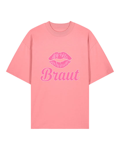 Braut JGA T-Shirt – Kussmund Junggesellinnenabschied | teelavo